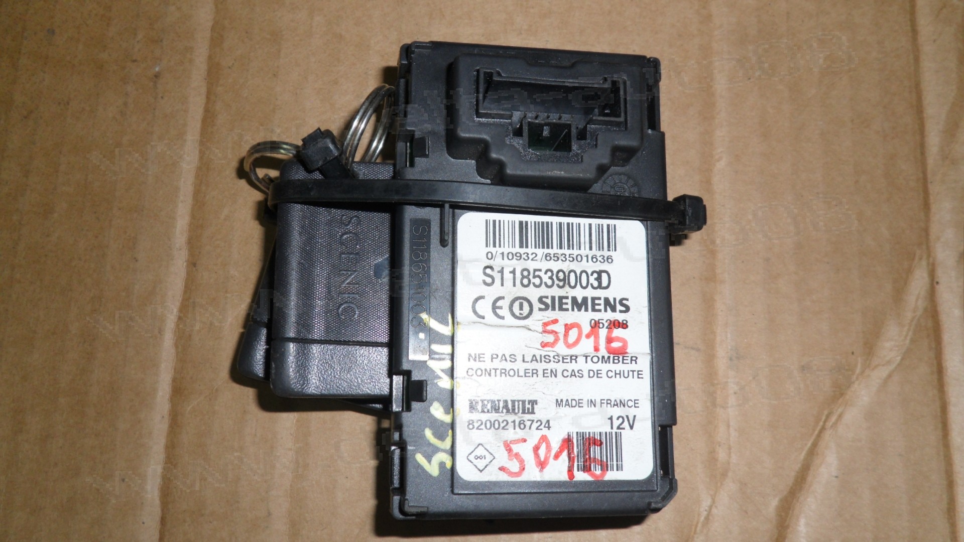 Карта ключ, четец за Renault Scenic, Megane     S118539003D, 8200216724