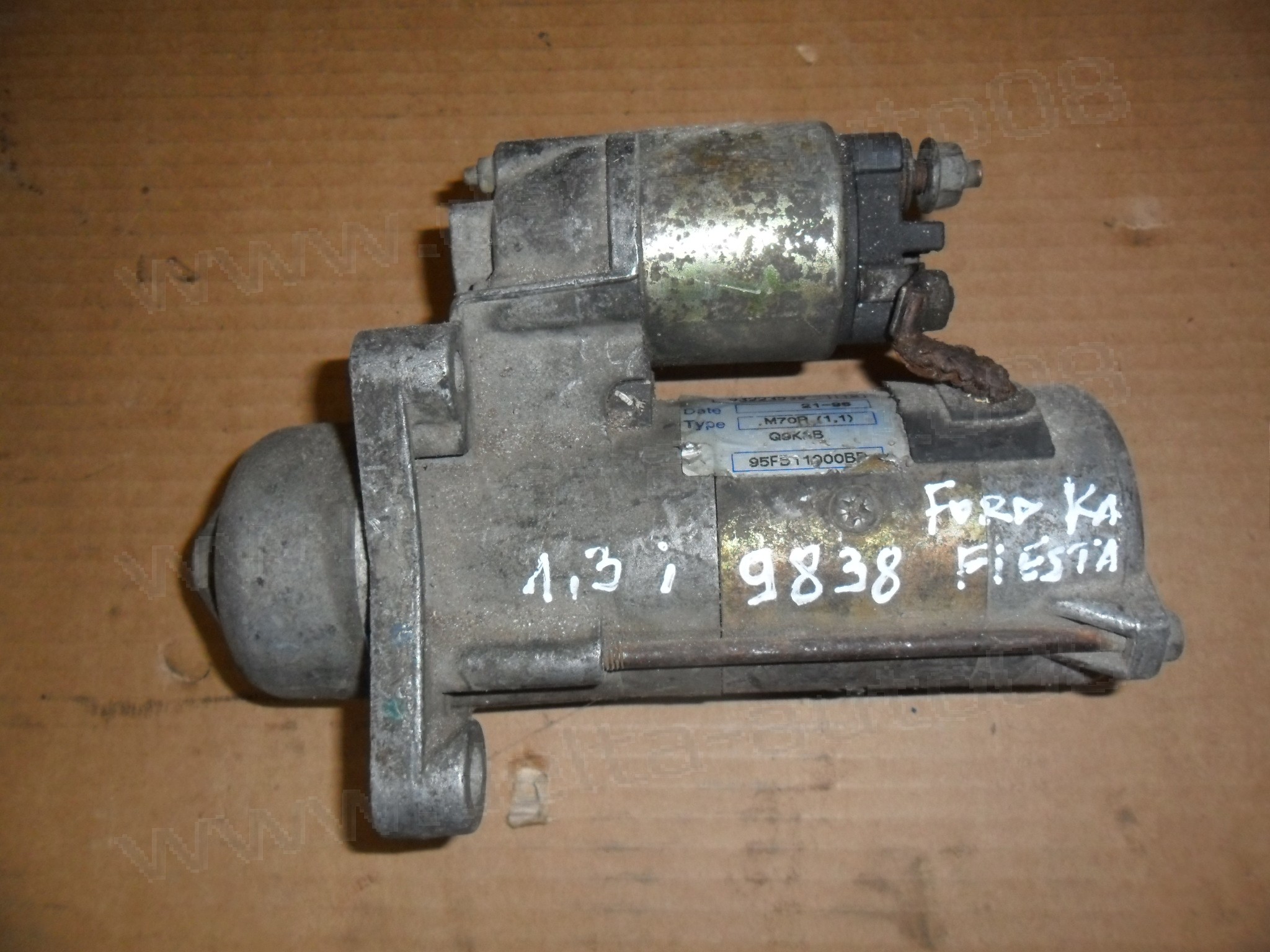 Стартер за Ford Fiesta IV, 1995-2002г., Ford Ka, 1996-2008г., 1.3 i, 63223538, 95FB11000BD