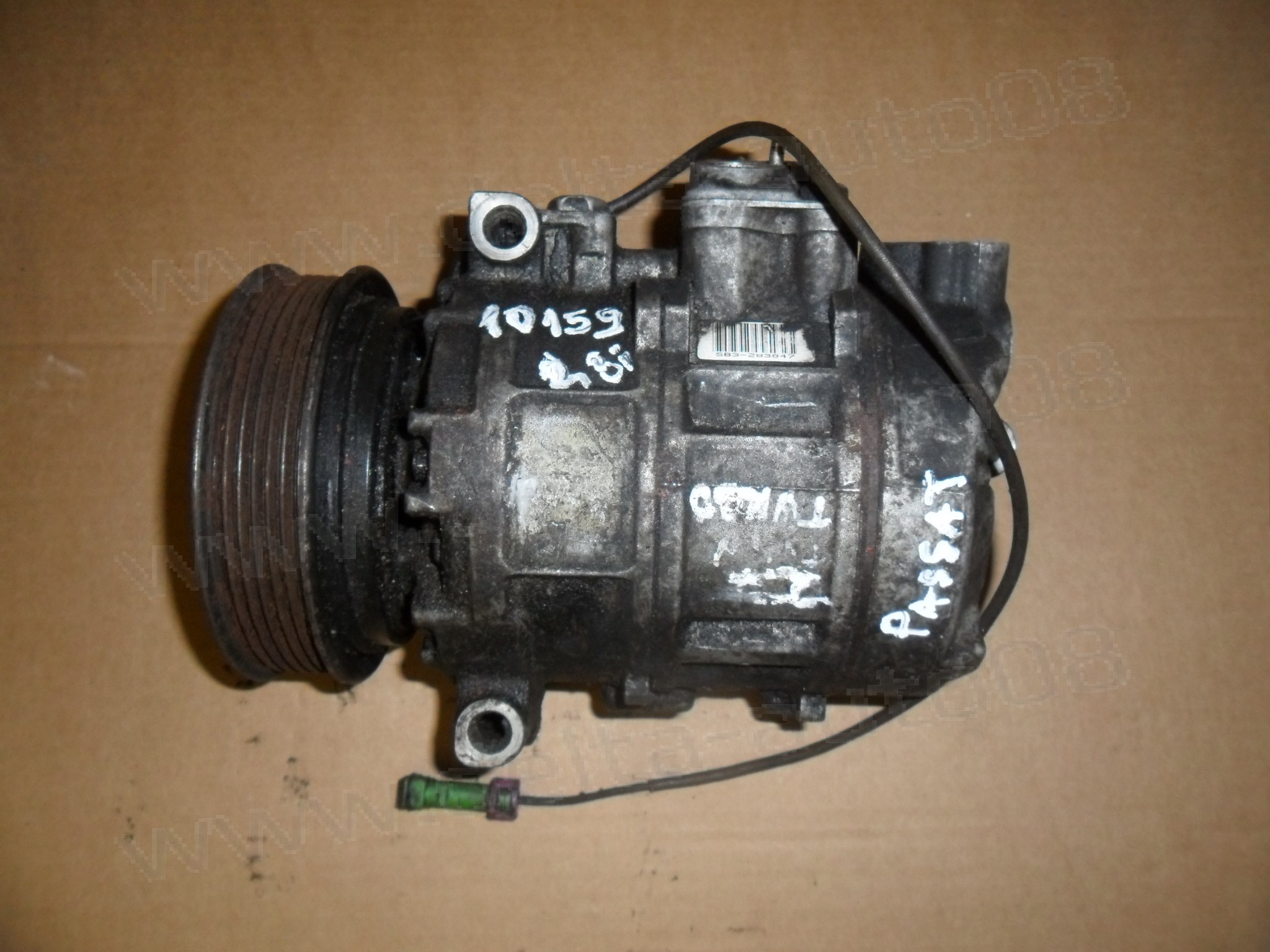 Компресор климатик, VW Passat B5+, 2.8 i, 2000-2005г., 447300-4973, 4473004973 