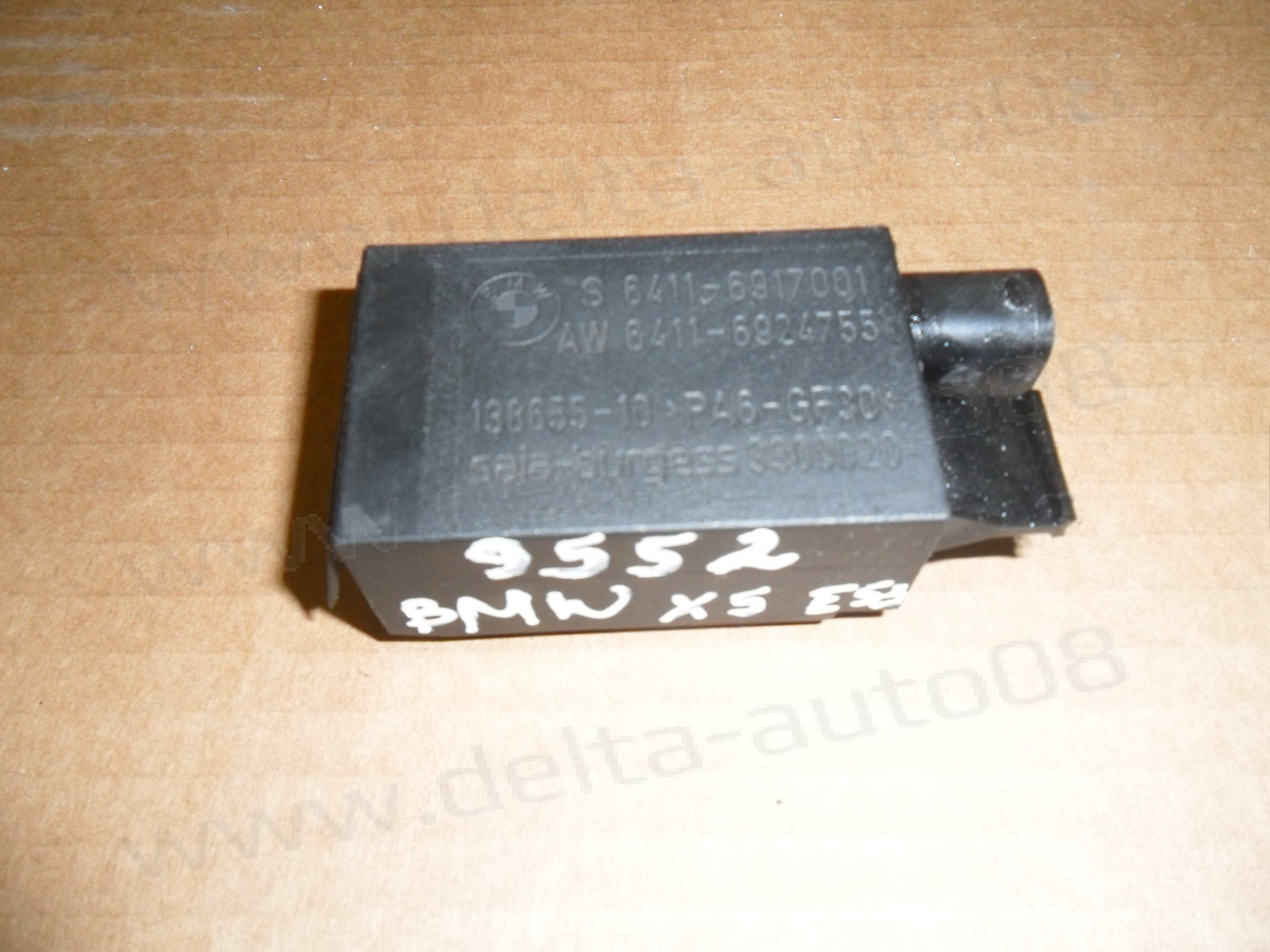 Сензор температура въздух за BMW X3, E83, X5, E53, 2004-2011г., S 6411-6917001, S6411-6917001, S64116917001, AW 6411-6924755, AW6411-6924755, AW64116924755