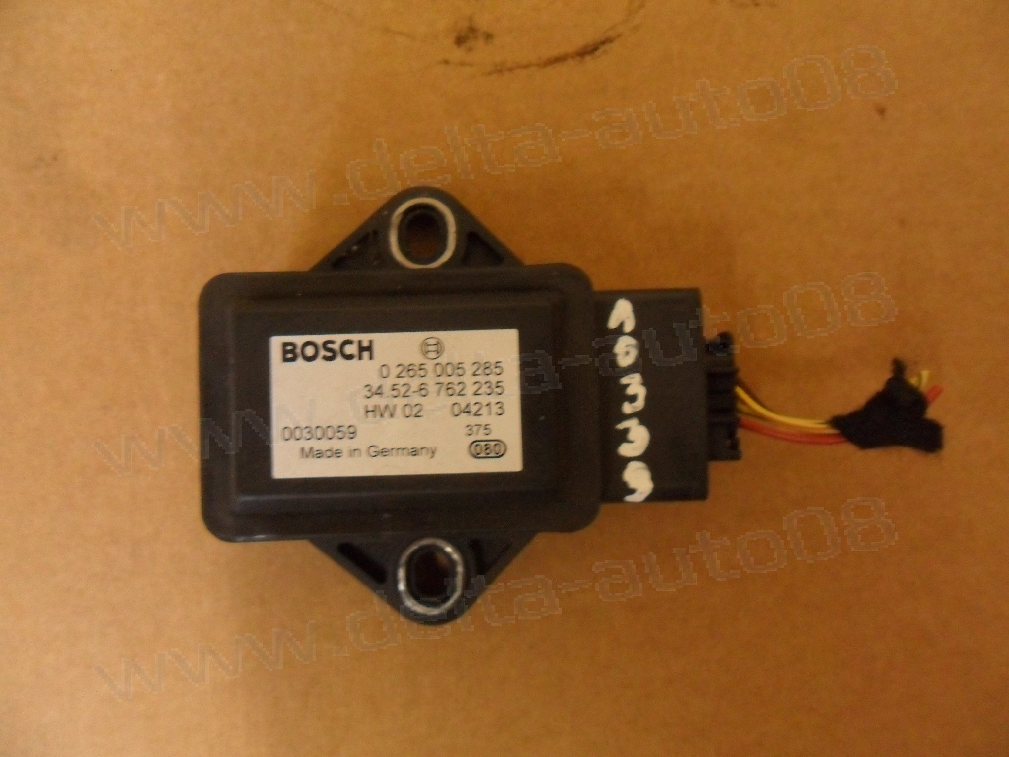 Сензор ESP, BMW X5, X3,  E53, E60, E83, 2001-2010г., 0 265 005 285, 0265005285, 34.52-6 762 235, 34.52-6762235, 34.526762235, 34526762235 