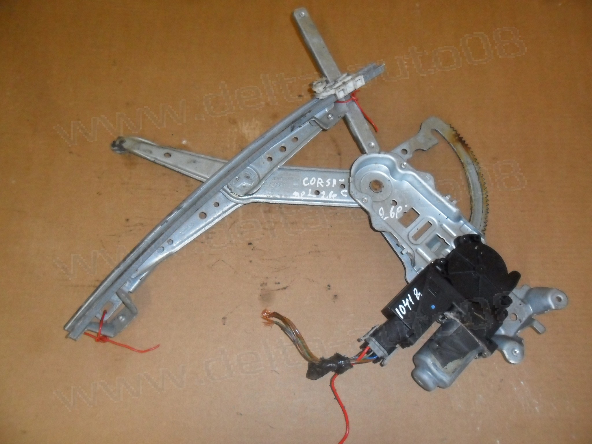Стъклоповдигач, преден ляв, Opel Corsa C, 2001-2008г., 24466594, 400709 D, 400709D, 2/3 врати