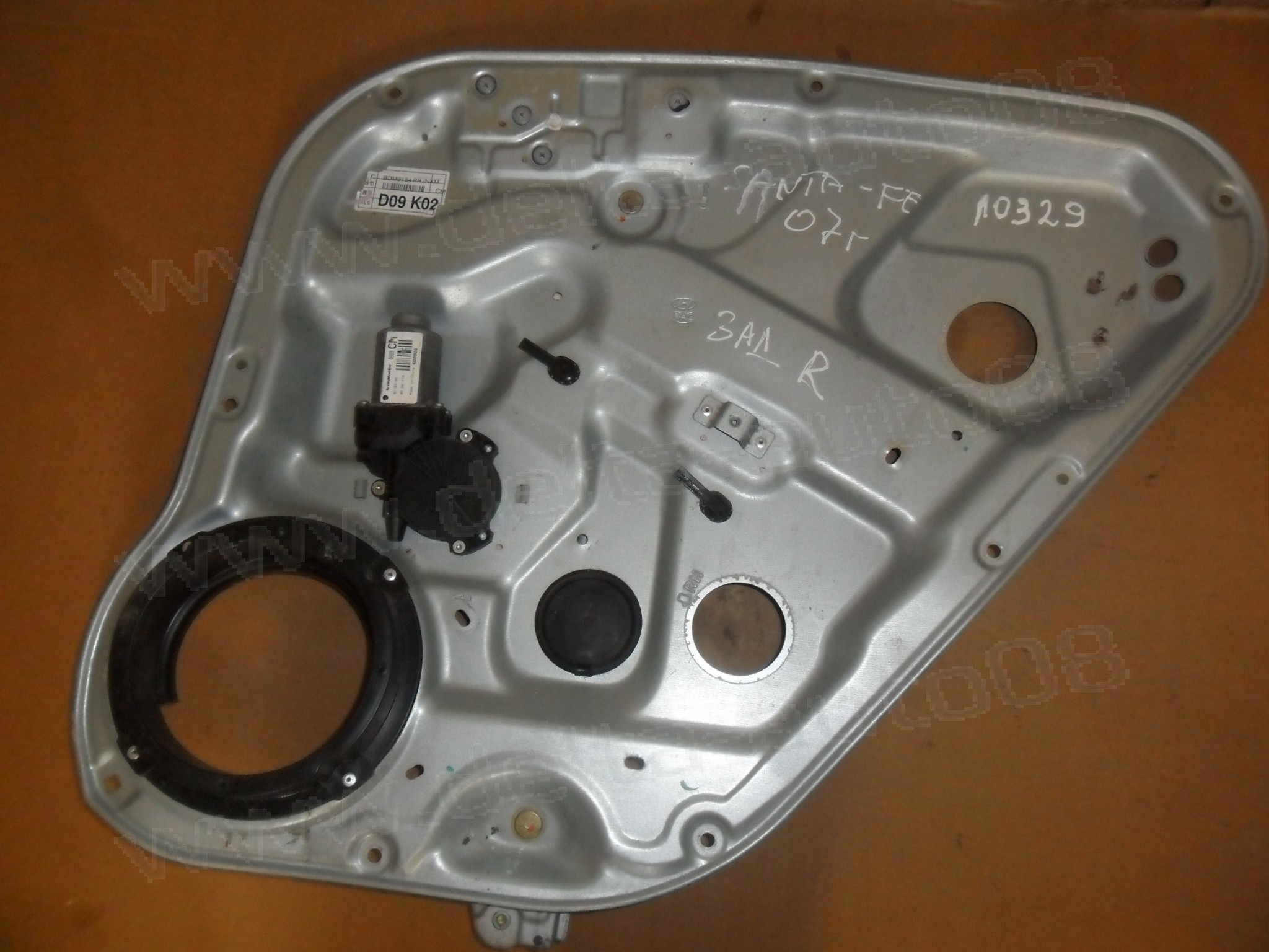 Стъклоповдигач, заден десен, Hyundai Santa Fe, 2006-2013г.