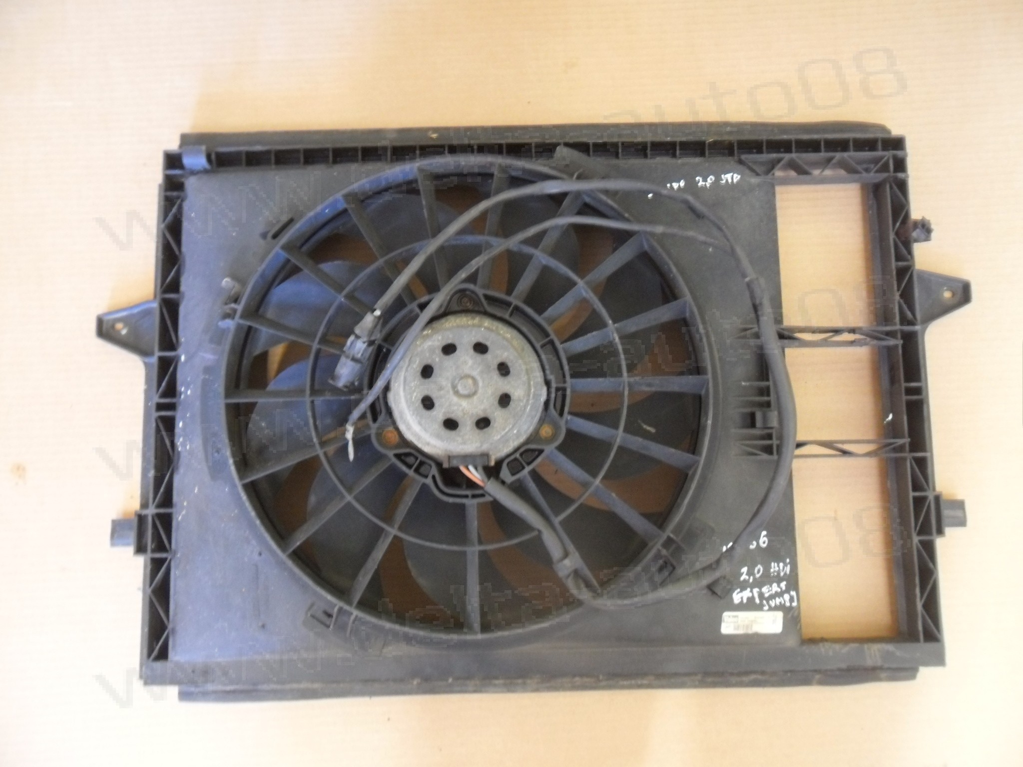 Перка охлаждане, Fiat Scudo 2.0 JTD, Peugeot Expert, Citroen Jumpy 2.0 HDI, 1999-2006г., 1496073080, 1496076080 