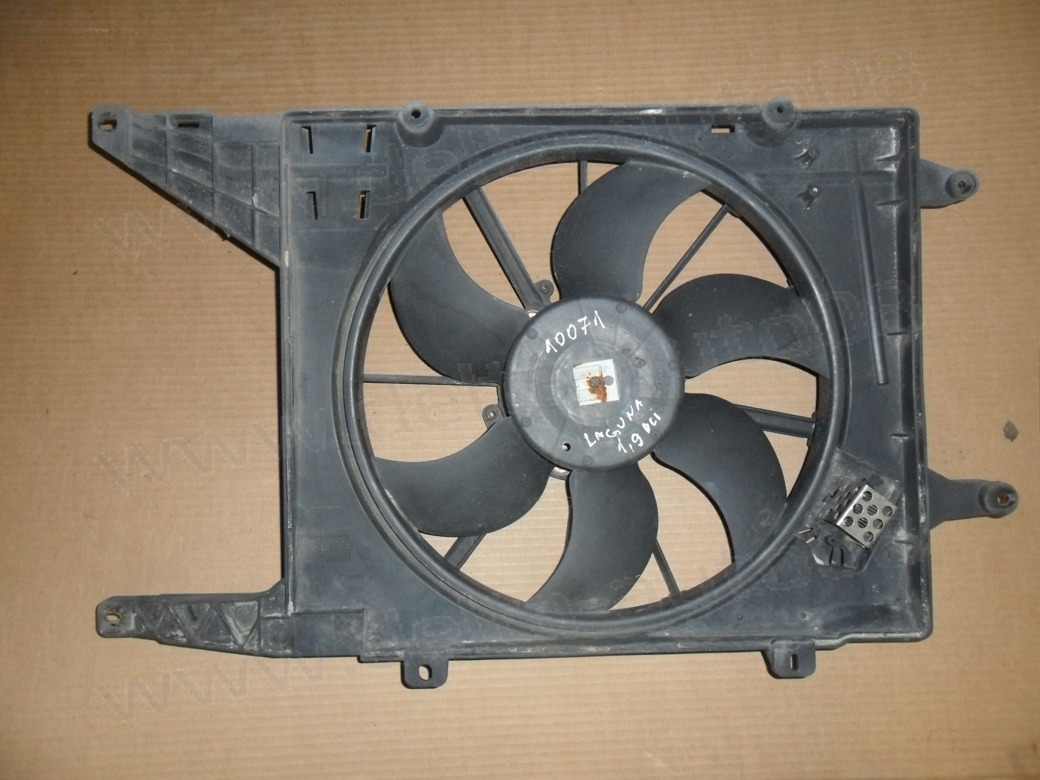 Перка охлаждане, Renault Magane 1.9 DCI, 1995-2002г., 824.0257, 8240257