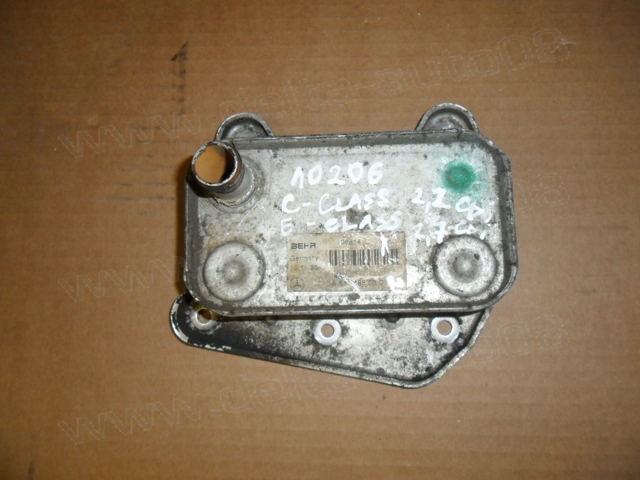 Топлообменник, Mercedes C-Class W203 2.2 CDI, E-Class W211 2.7 CDI,  A6111880301, A 611 188 03 01