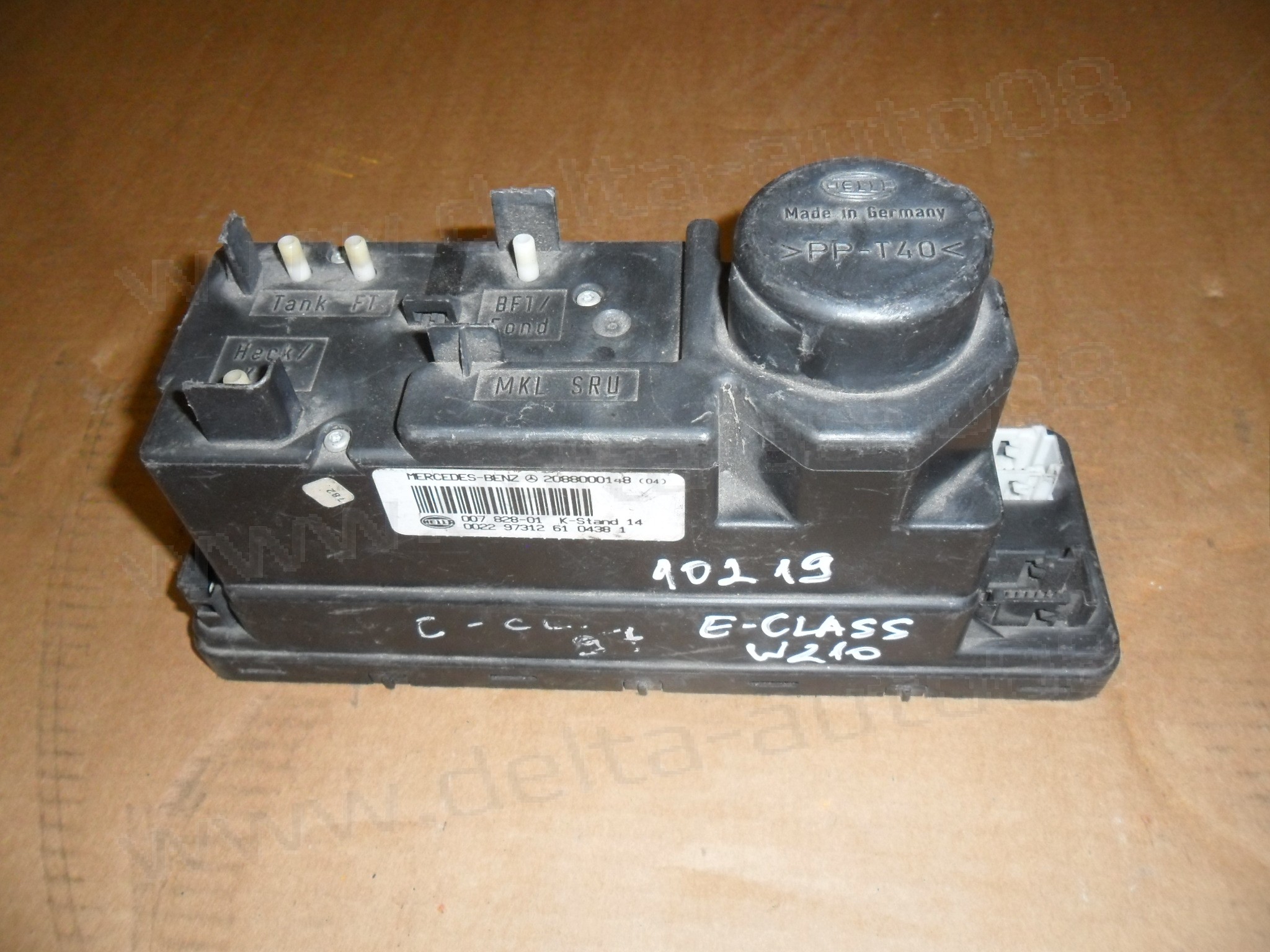 Вакуум помпа централно заключване за Mercedes E-Class, W210, 007 828-01, 007828-01, 00782801, 2088000148 