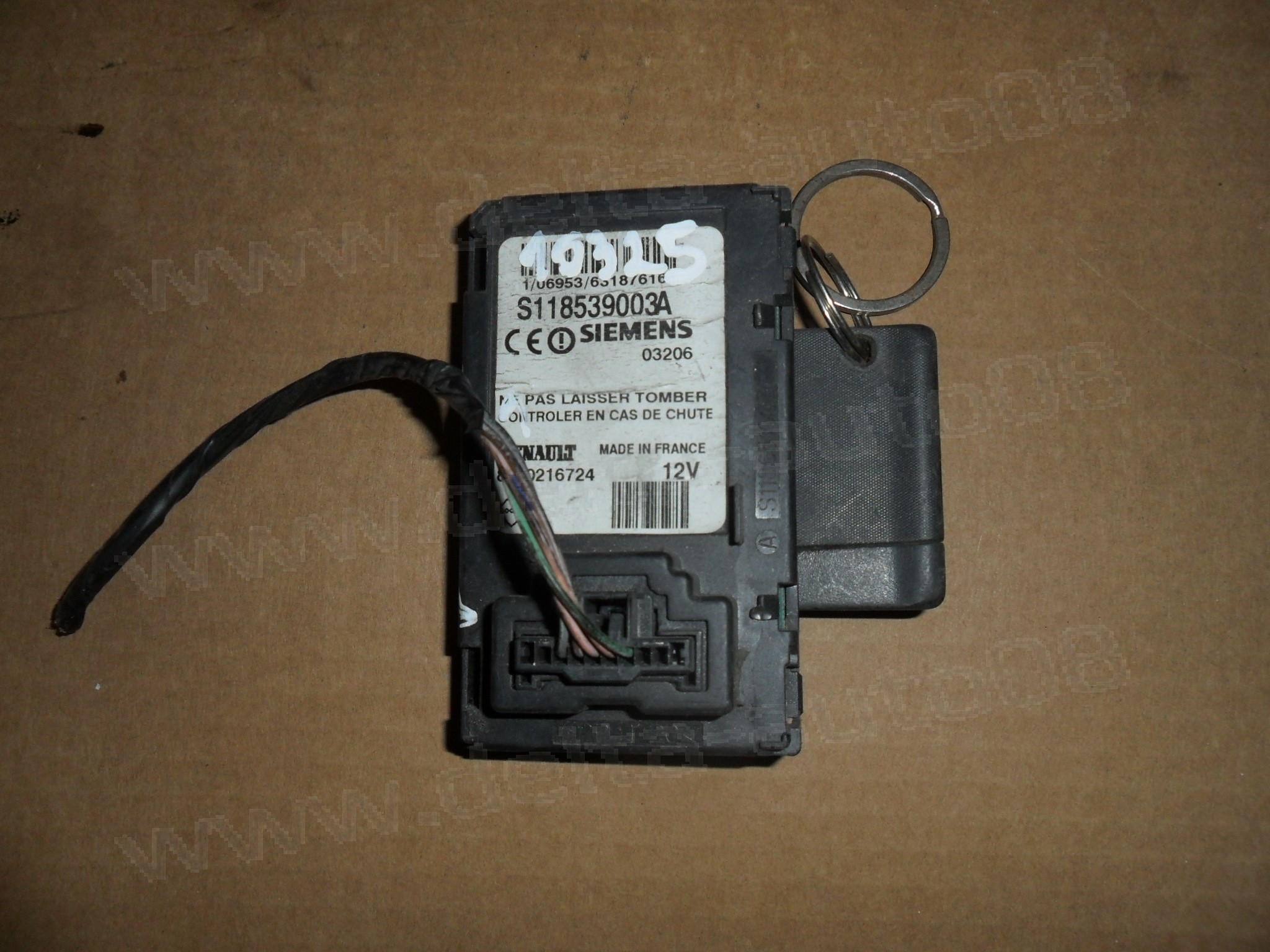 Карта ключ, четец, Renault Scenic, Megane,  S118539003A, 8200216724