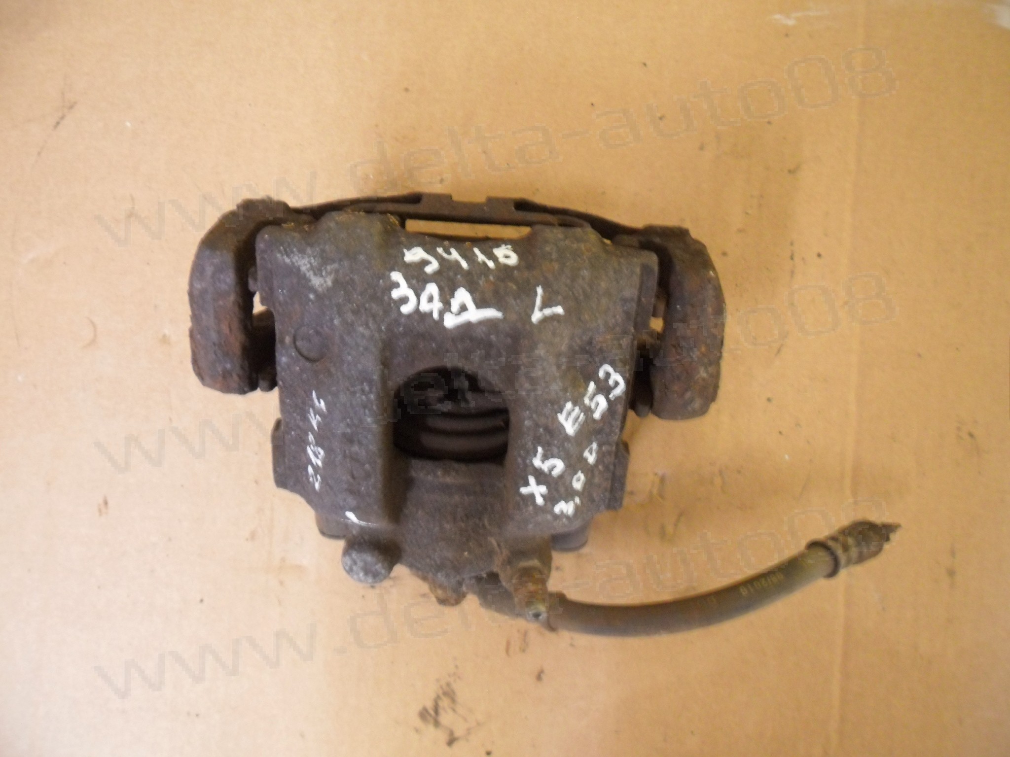 Заден спирачен апарат, ляв за BMW X5, E53, 3.0 D, 218к.с., 2004-2006г., фейслифт 