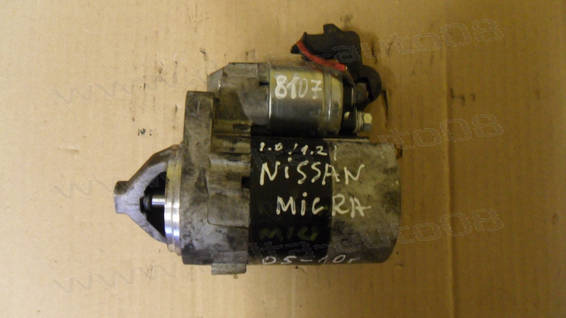 Стартер за Nissan Micra, 1.0, 1.2, 1.3, 1.4, 2005-2010г. 