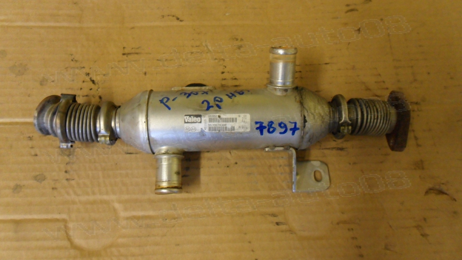 EGR охладител за Peugeot 307, 2.0 HDi, 2000-2007г., 9639874380 
