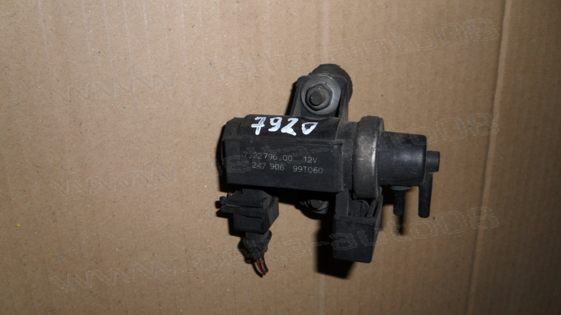 Вакуум клапан за BMW 3, E46, 2.0 D, 112к.с., 1999-2005г., 7.22796.00, 72279600, 2 247 906, 2247906 