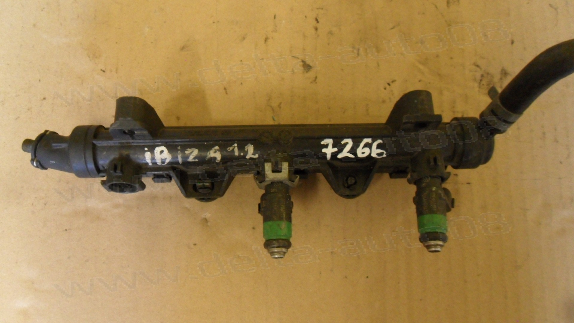 Горивна рейка, дюзи за VW Polo, Seat Ibiza, Skoda Fabia1.2, 2001-2009г., 03E 133 320, 03E133320, 03E 133 319, 03E133319, 03E 971 824, 03E971824 