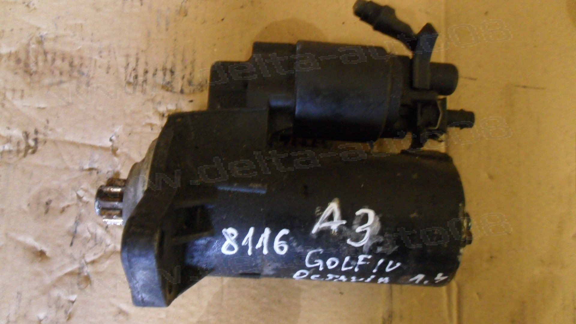 Стартер за Audi A3, Skoda Octavia, VW Golf IV, Bora, 1.4 i, 1.6 i, 1.8 i, 1998-2005г., 020911023F, 0001121006