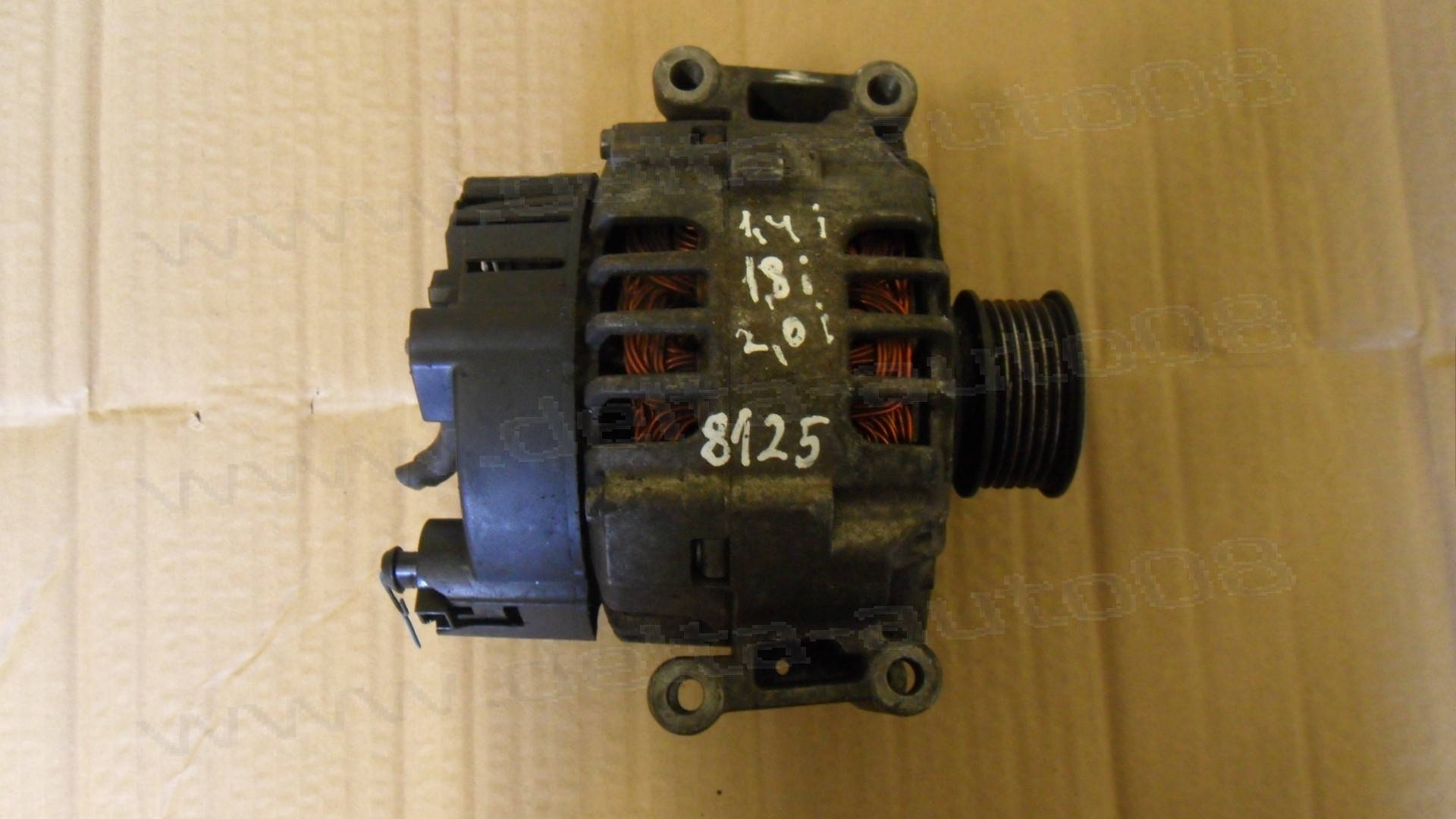 Генератор, VW, Skoda Audi A4, 1.4 i, 1,8 i, 2.0 i, 2000-2004г., 06B 903 016 AE, 06B903016AE, 2542738B 