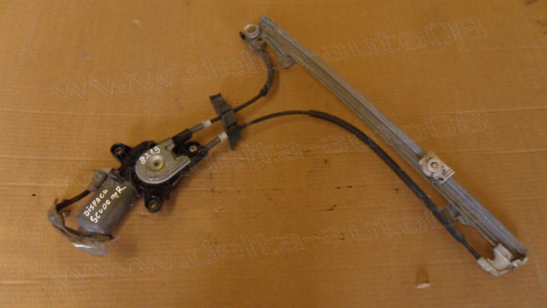 Стъклоповдигач, преден десен, Fiat Scudo, Peugeot Expert, Citroen Jumpy, 1996-2006г.