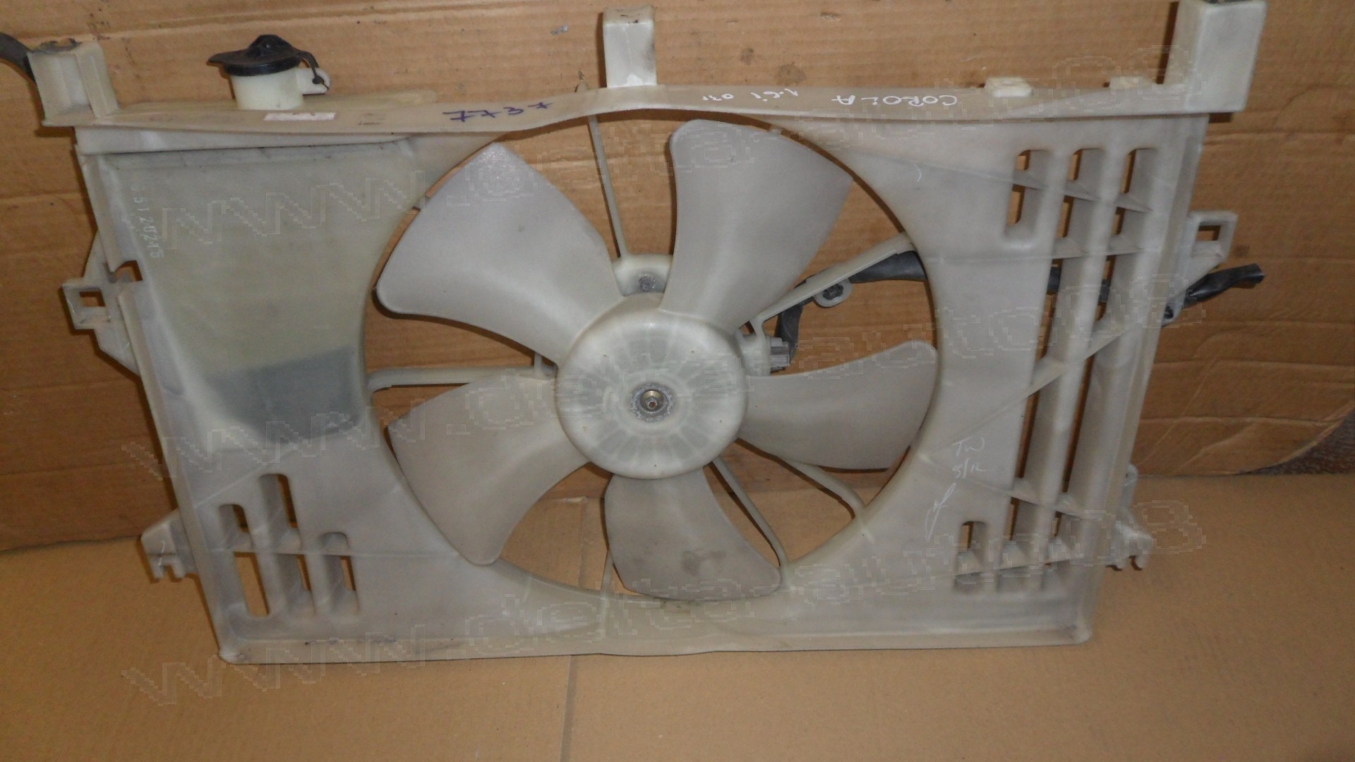 Перка охлаждане за Toyota Corolla, 1.6 VVT-I, 2001-2007г., 163630J020, MS168000-3540, MS1680003540, 122750 7373, 1227507373