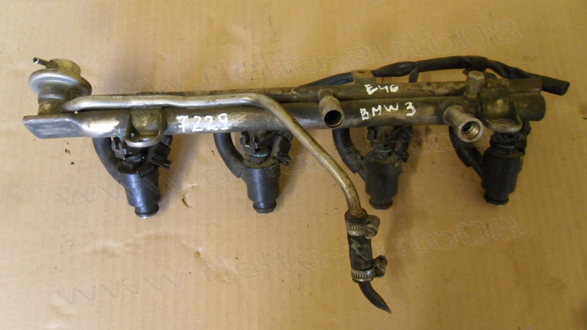 Горивна рейка, дюзи, клапан за BMW 3, E46, 1.9i, 2.0i, 1998-2005г., 0280160503