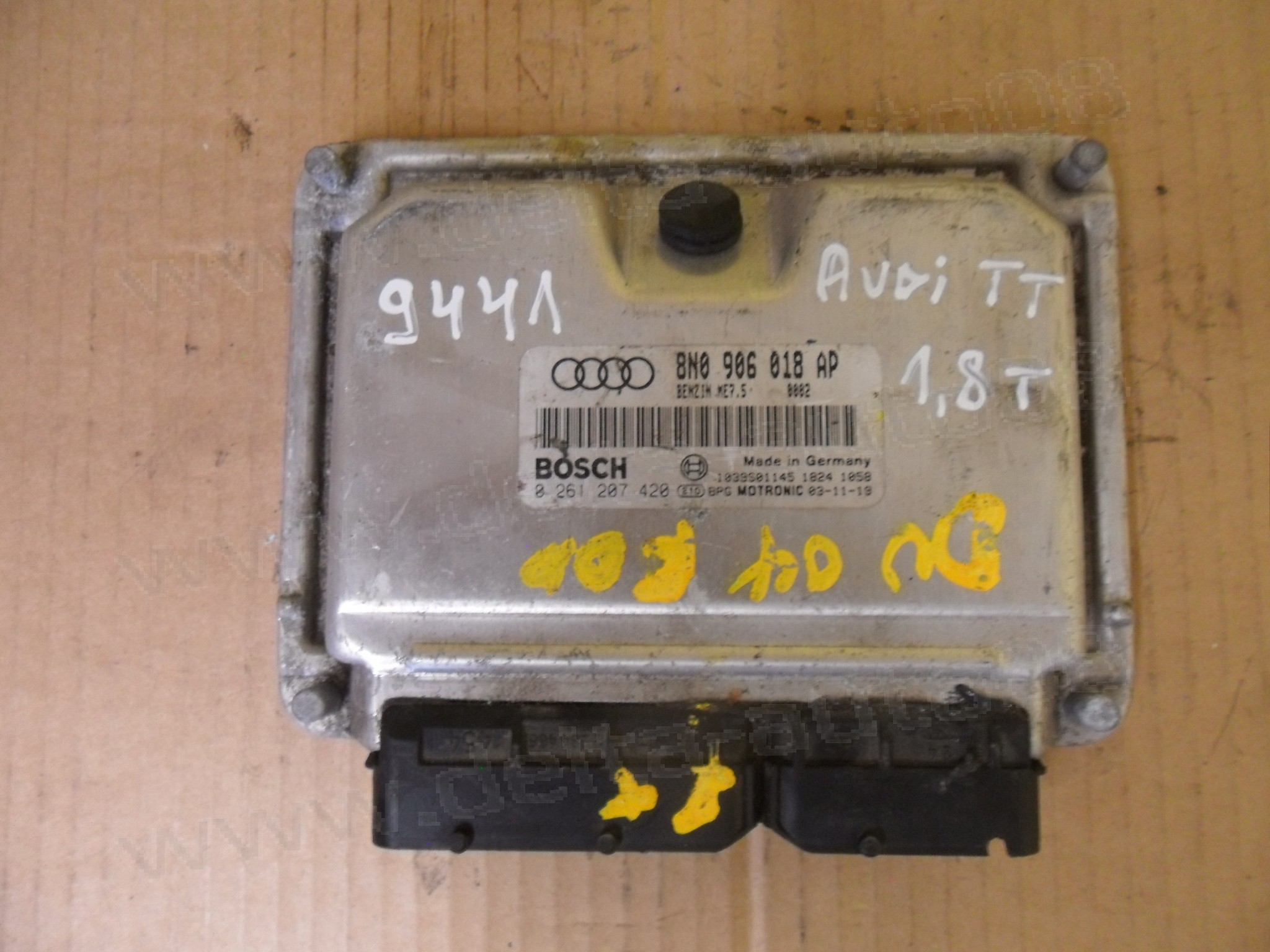 Компютър двигател за Audi TT, 1.8 T, 0 261 207 420, 0261207420, 8N0 906 018 AP, 8N0906018AP 
