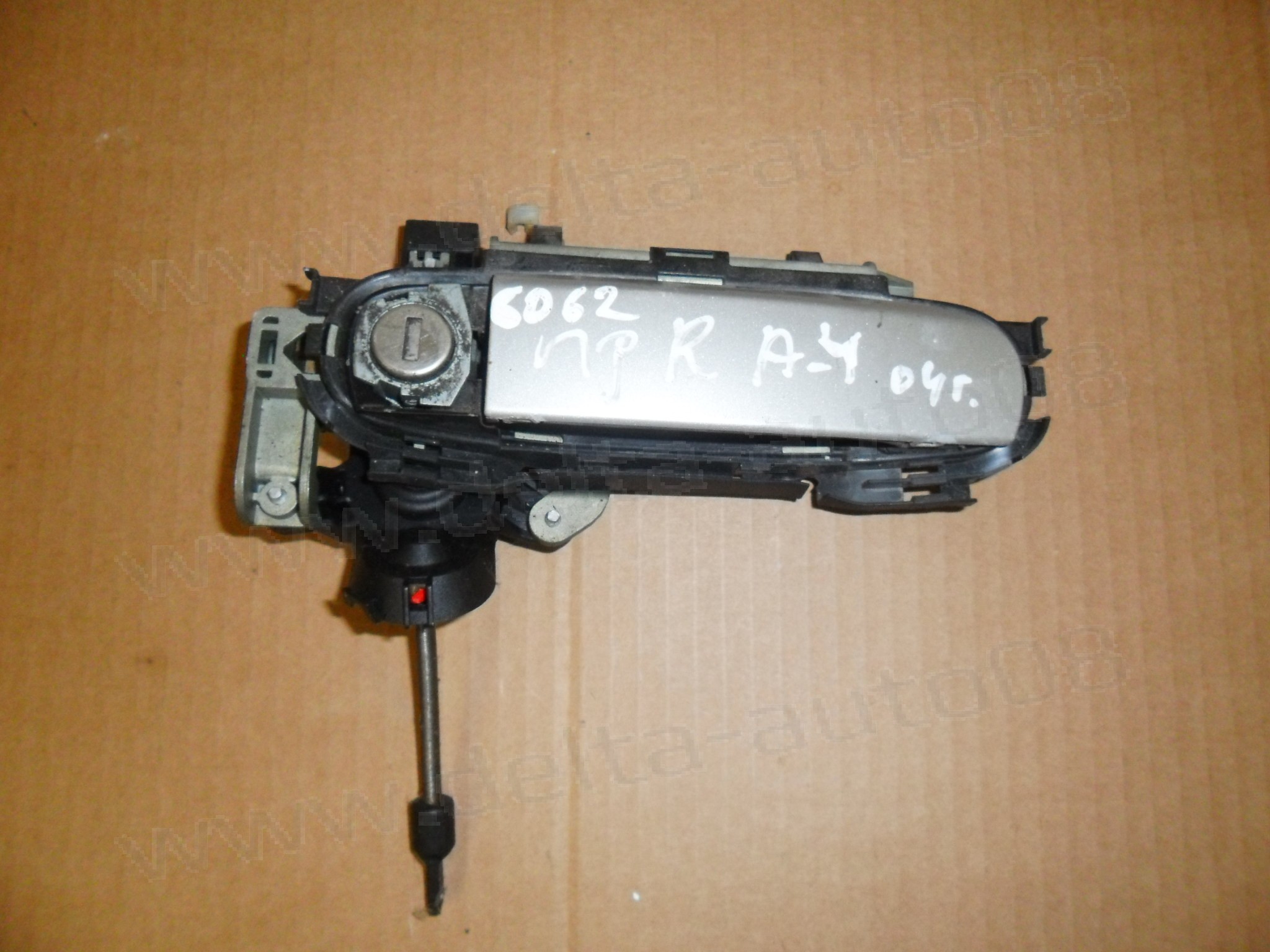 Външна дръжка врата за Audi A4, 2004-2008г., предна дясна - десен волан