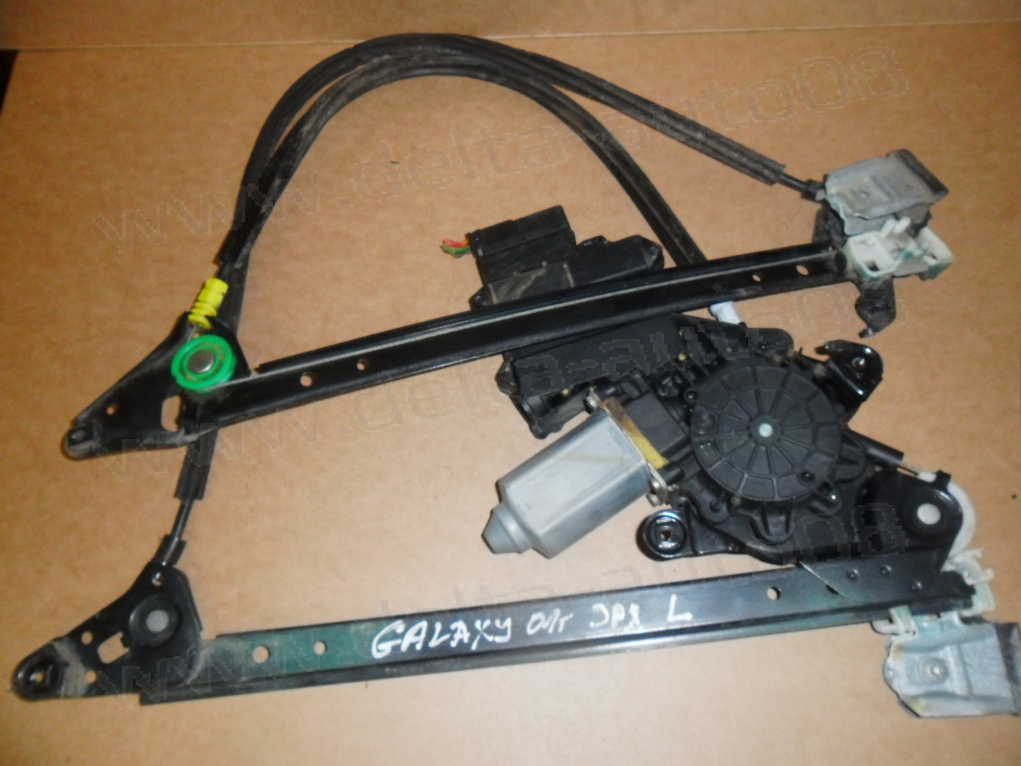 Стъклоповдигач, заден, ляв, Ford Galaxy, Seat Alhambra, VW Sharan, 2001г., 113767-101, 113767101, 7M0 959 811 A, 7M0959811A, 05 0755 11, 05075511, 1H4 959 812B, 1H4959812B