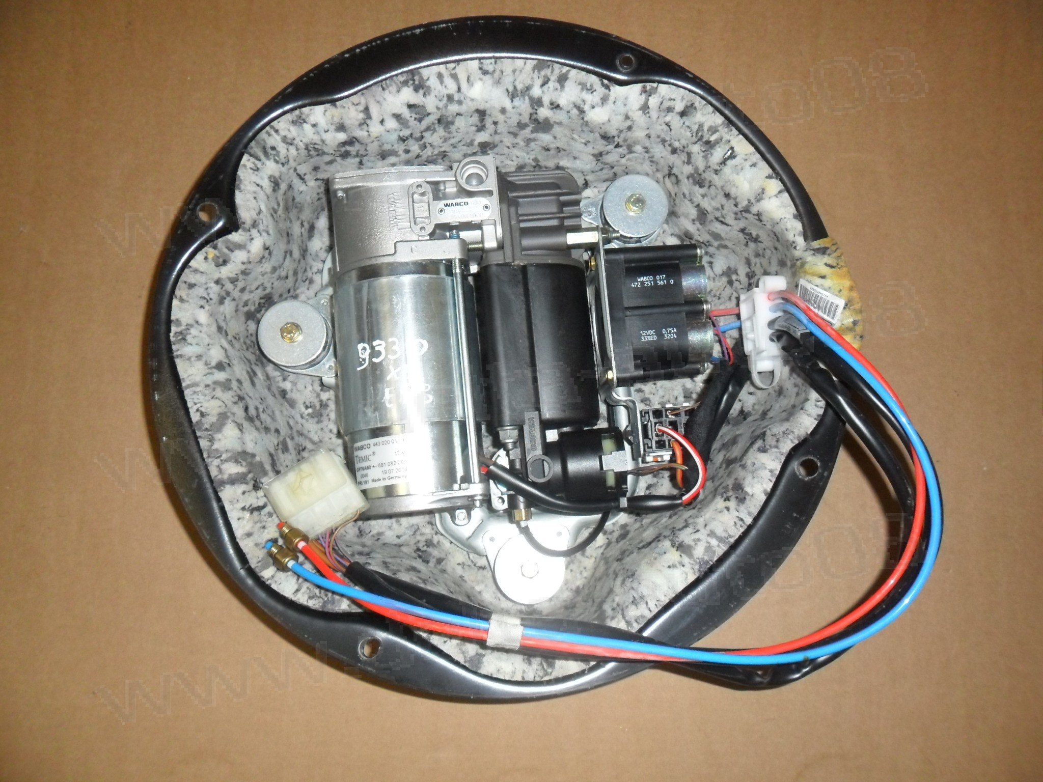 Компресор въздушно окачване за BMW X5, E53, 3.0 D, 218кс., 2000-2006г., фейслифт, Wabco 443 020 011 1, 4430200111, 472 251 561 0, 4722515610, 4154031000 