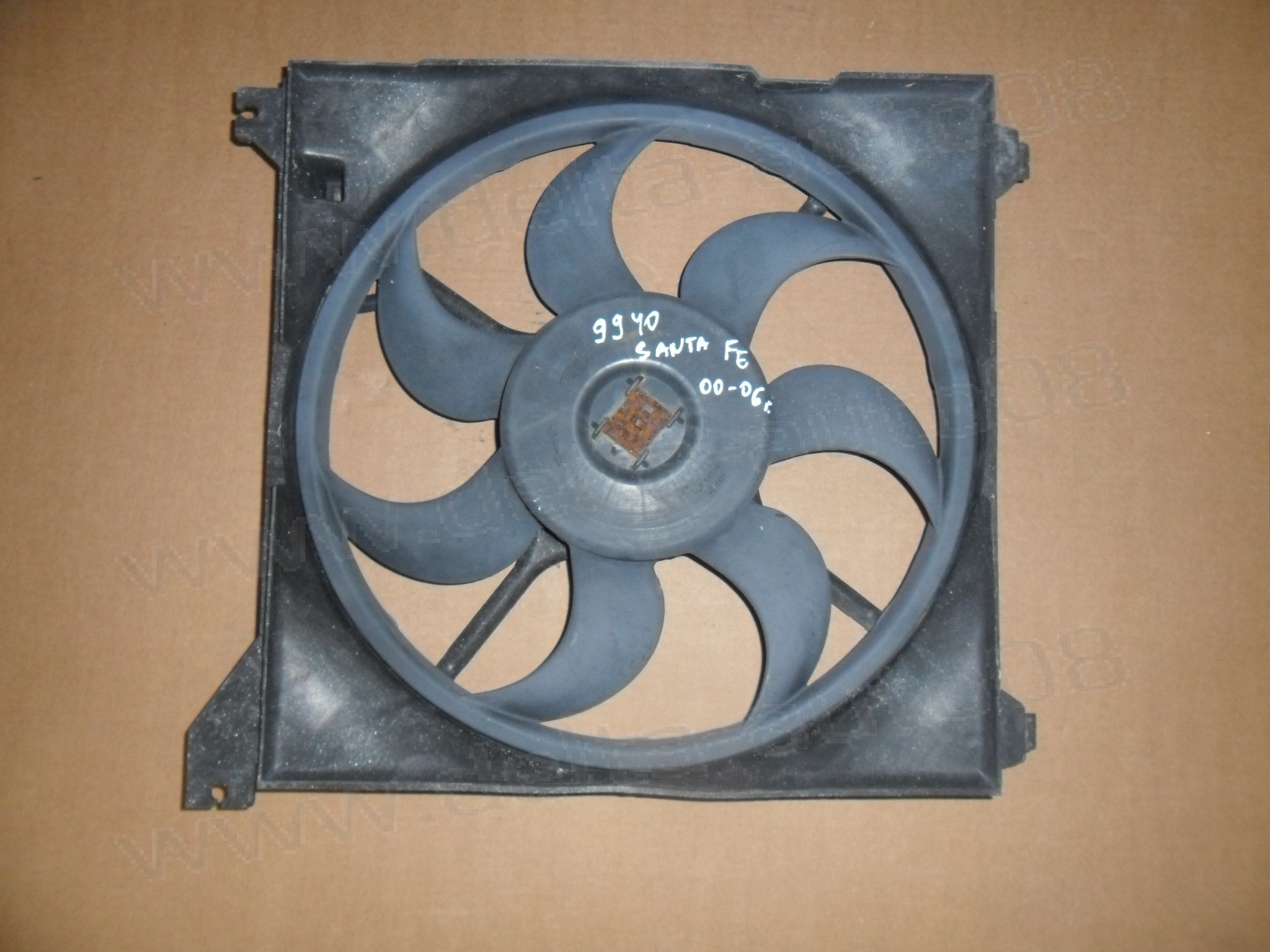 Вентилатор радиатор за Hyundai Santa Fe, 2000-2006г. 25386-26200, 2538626200, F 00S 3A2 179, F00S3A2179 