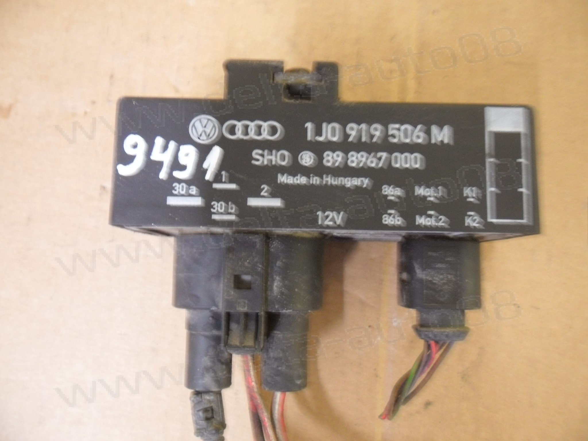 Реле перка за Skoda Fabia, Audi, VW, Seat, 1J0 919 506 M, 1J0919506M, 89 8967 000, 898967000 
