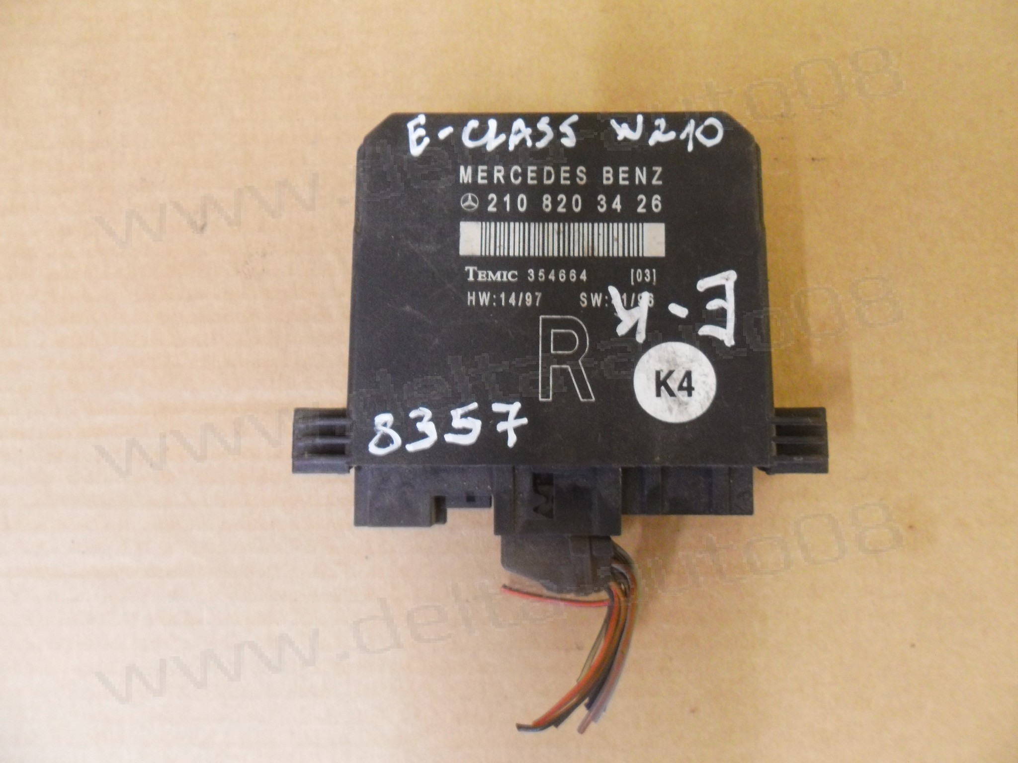 Модул контрол врата, дясна за Mercedes E-Class, C-Class, 1996-2003г., 210 820 34 26, 2108203426