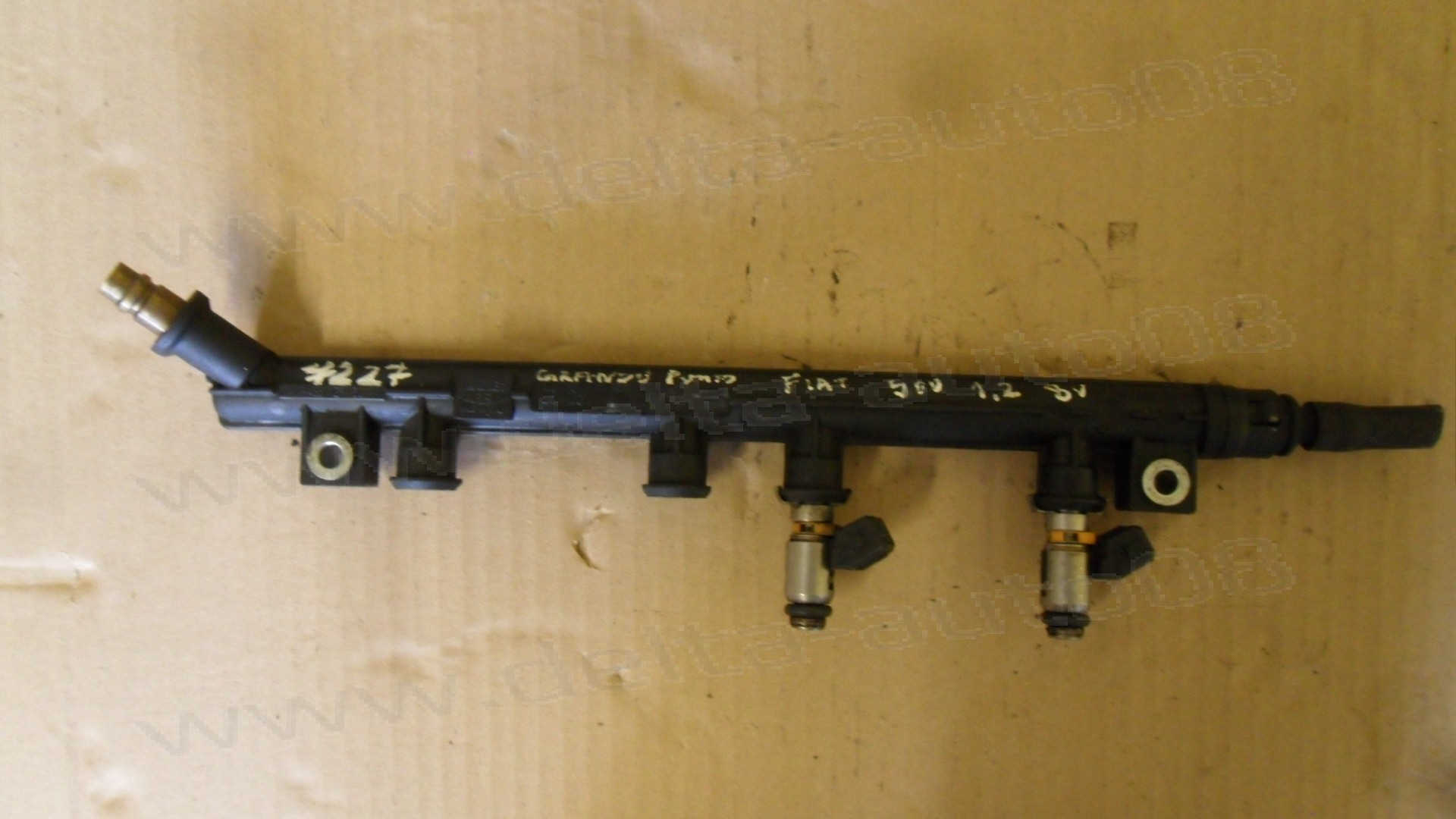 Горивна рейка, дюзи за Fiat Grande Puntoo 500, 1.2i, 8V, 2006-2013г.