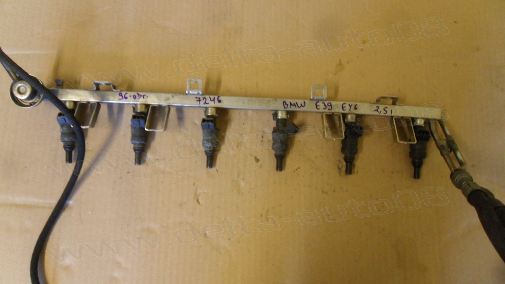 Горивна рейка, дюзи, клапан за BMW 3, 5, E39, E46, 2.5i, 1996-2003г., 1 427 985 1353, 14279851353, 1 427 335, 1427335