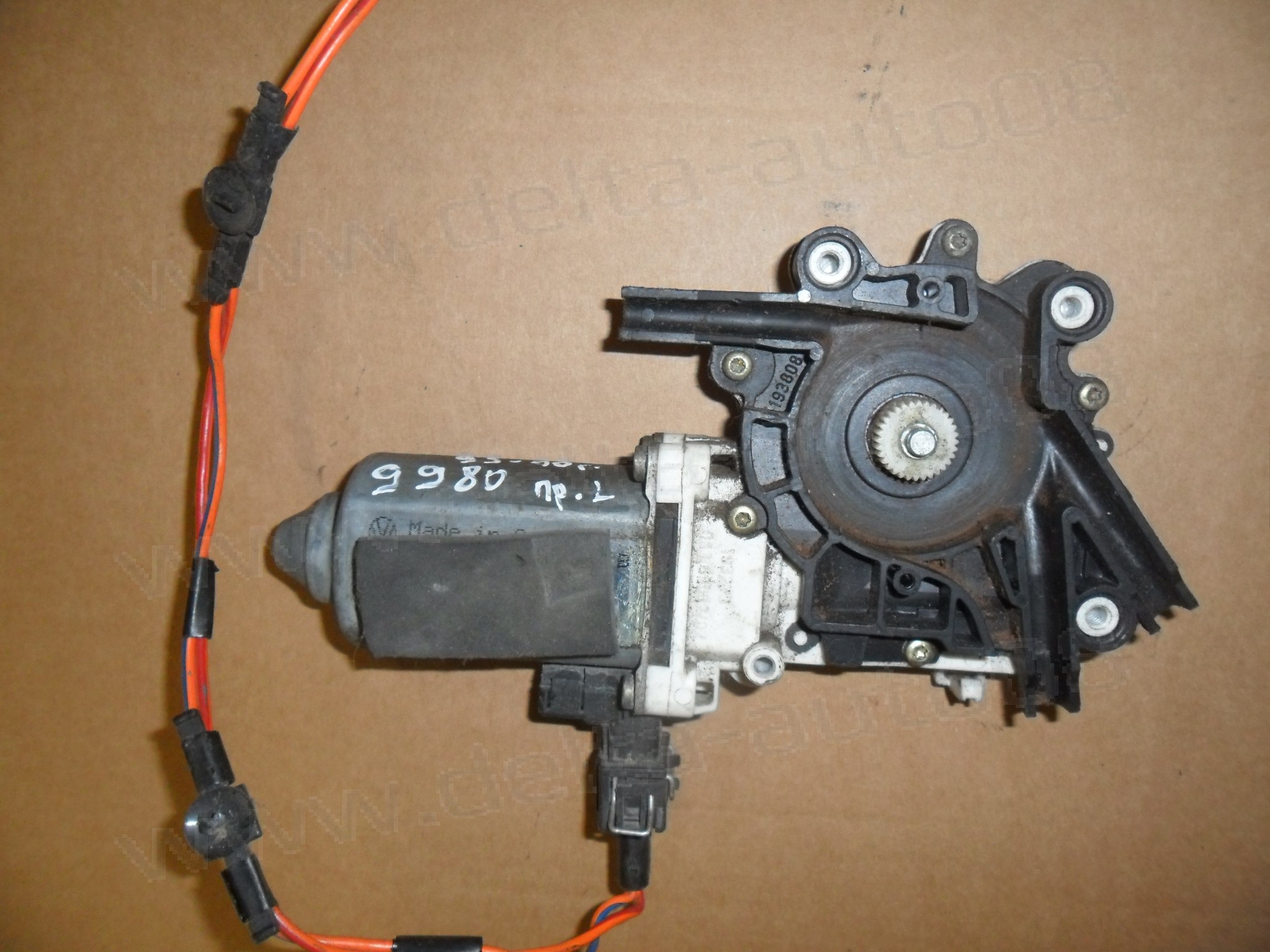 Мотор стъклоповдигач, преден ляв, VW Polo, Sharan, 1995-2000г., 6N4 959 802 B, 6N4959802 