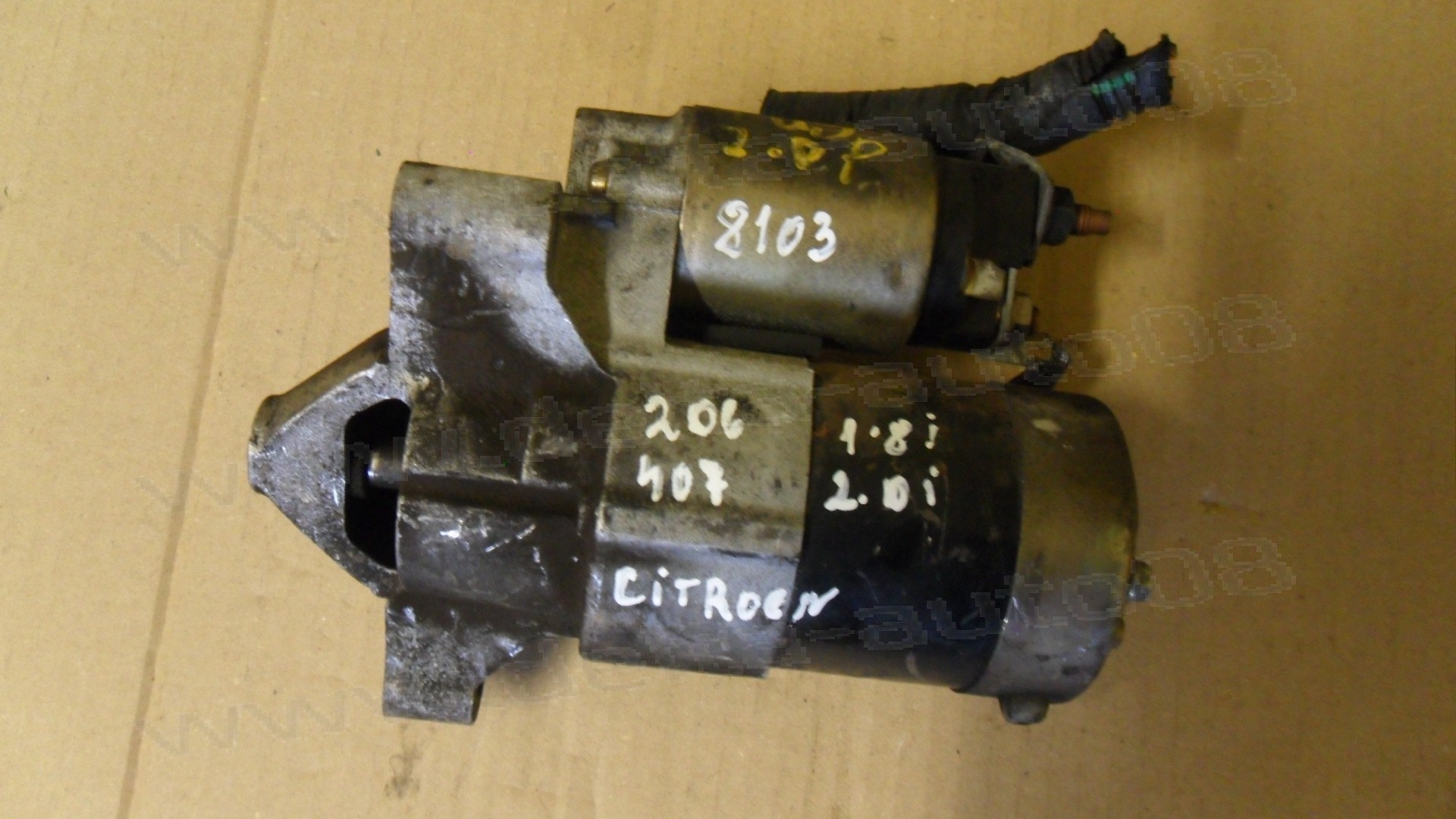 Стартер за Peugeot 206, 307, 406, 407, Citroen C4, C5, Xsara Picasso, 1.8 , 2.0, 2002-2009г., M000T82081