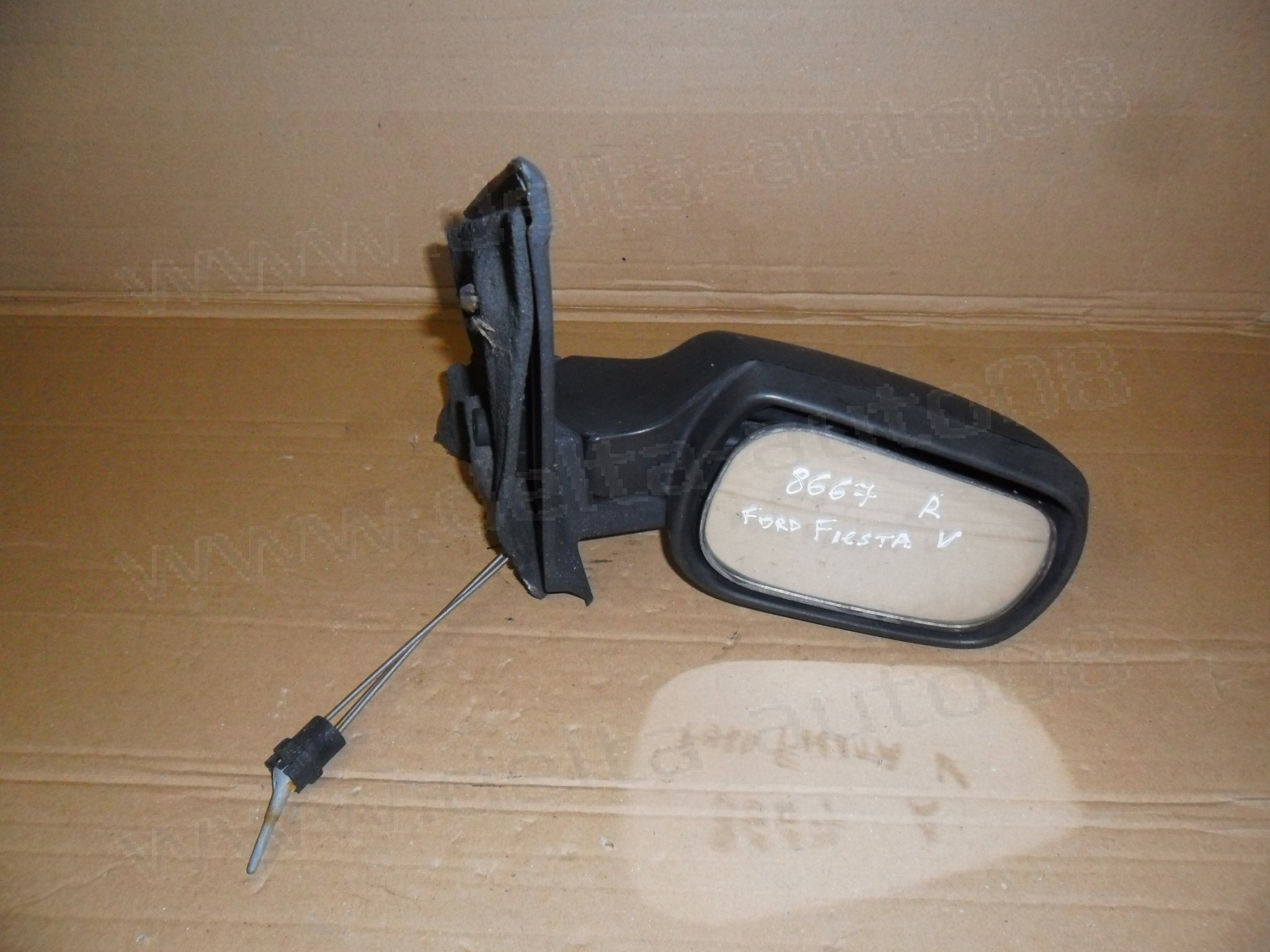 Огледало дясно за Ford Fiesta V, 2001-2008г., механично 