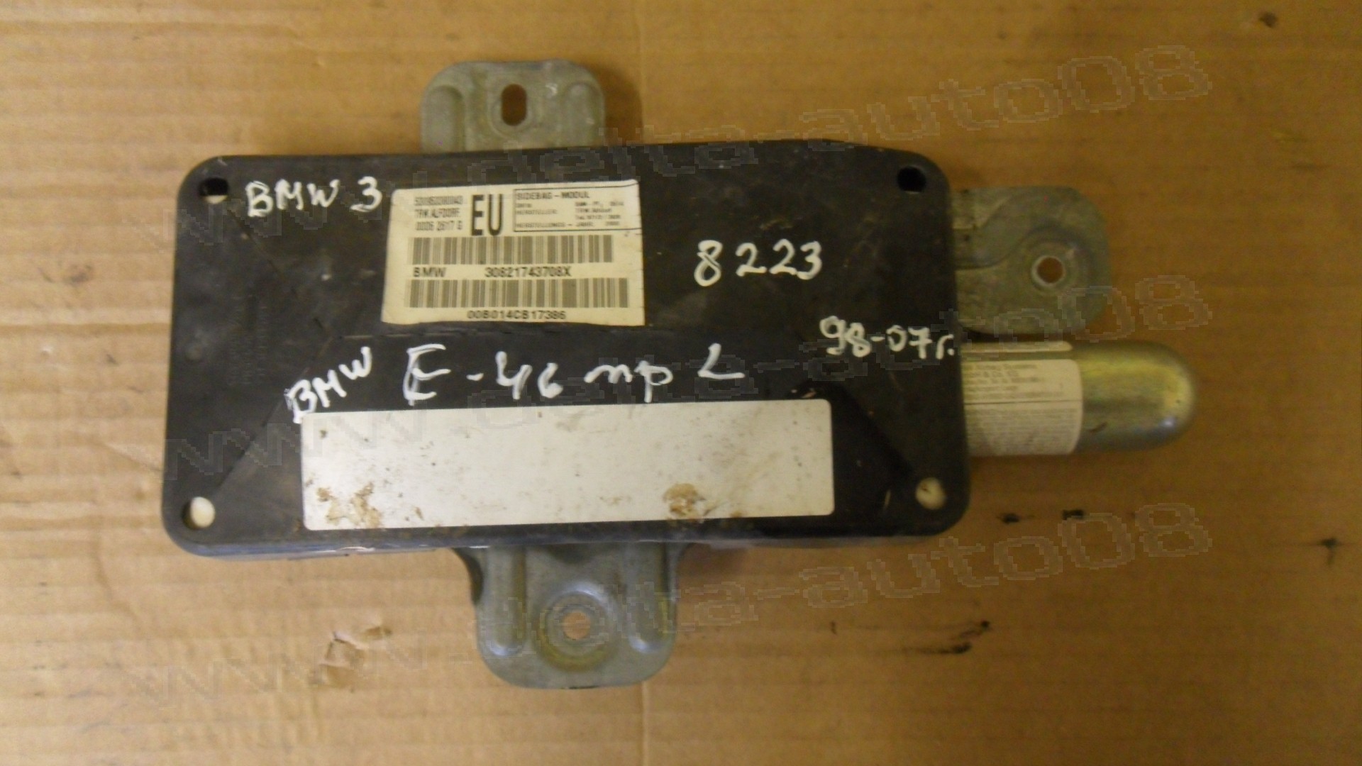 Модул Airbag, предна лява врата, BMW 3, E46, 1998-2007г., 30821743708X 
