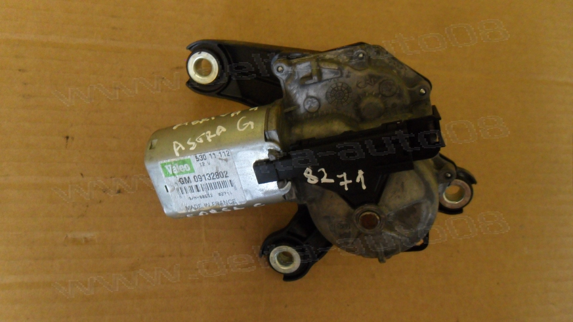 Мотор задна чистачка, Opel Astra G, Corsa C, Meriva A, 1998 - 2009г., 530 11 112, 53011112, 09 132 802, GM 09 132 802, 09132802, GM09132802, GM 09132802