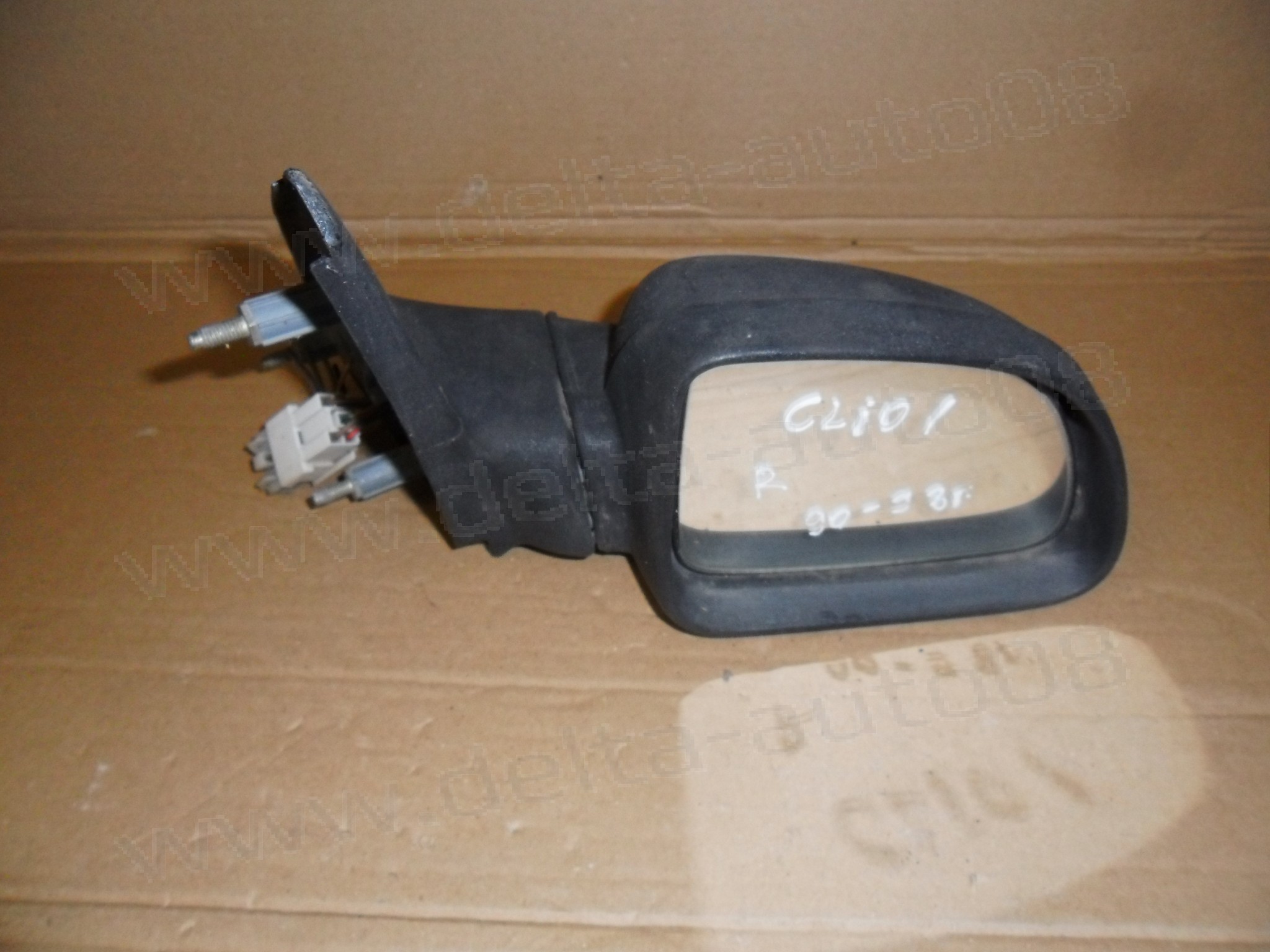 Огледало дясно за Renault Clio I, 1990-1998г., електрическо