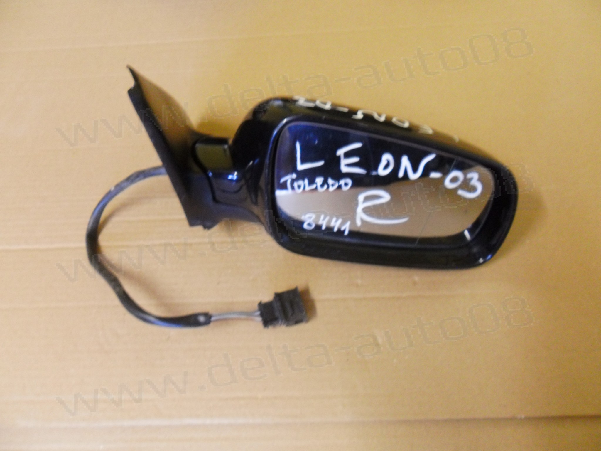Огледало дясно, Seat Leon, Toledo, 1996-2006г., електрическо 