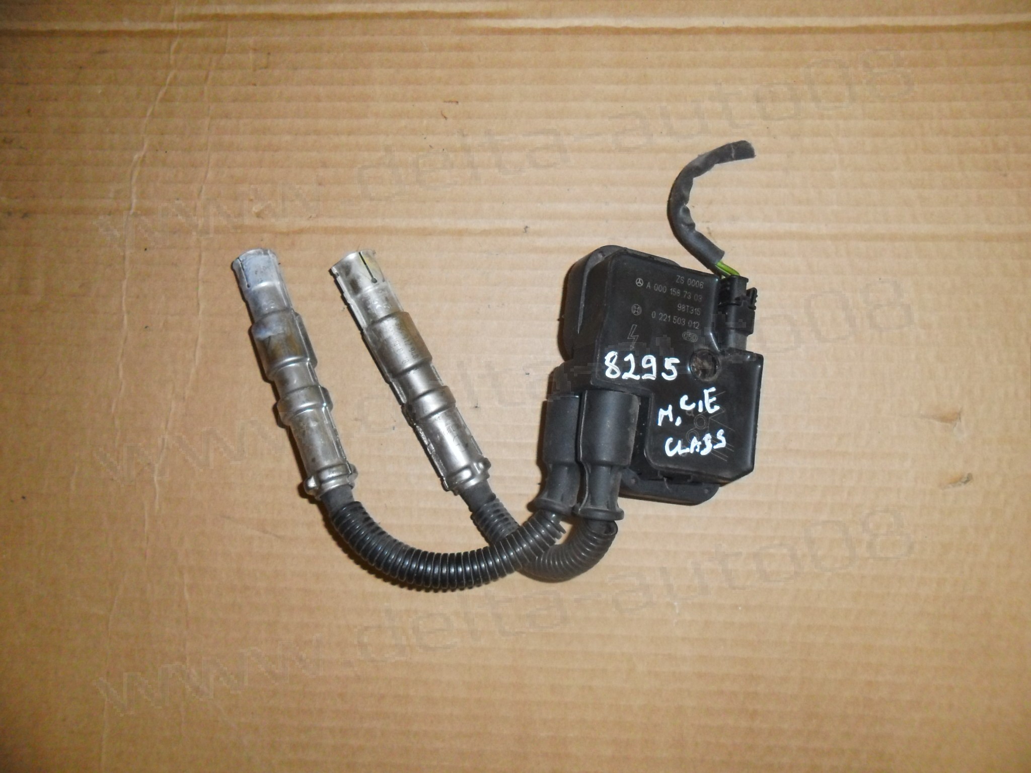 Бобина за Mercedes M-Class W163, ML, C-Class W202, CLK, E-Class W210, 1997-2005г., A 000 158 73 03, A0001587303, 0 221 503 012, 0221503012 