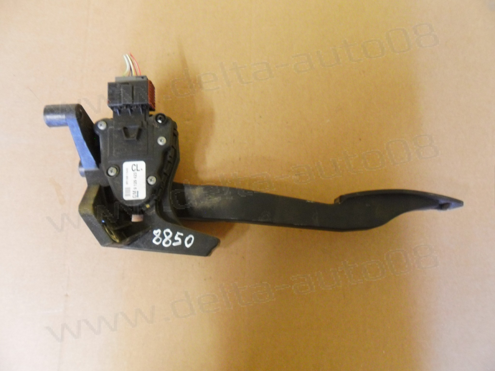 Педал газ, потенциометър за Opel Corsa C, 2000-2009г., 9 129 423, 9129423, 6PV 008 110, 6PV008110