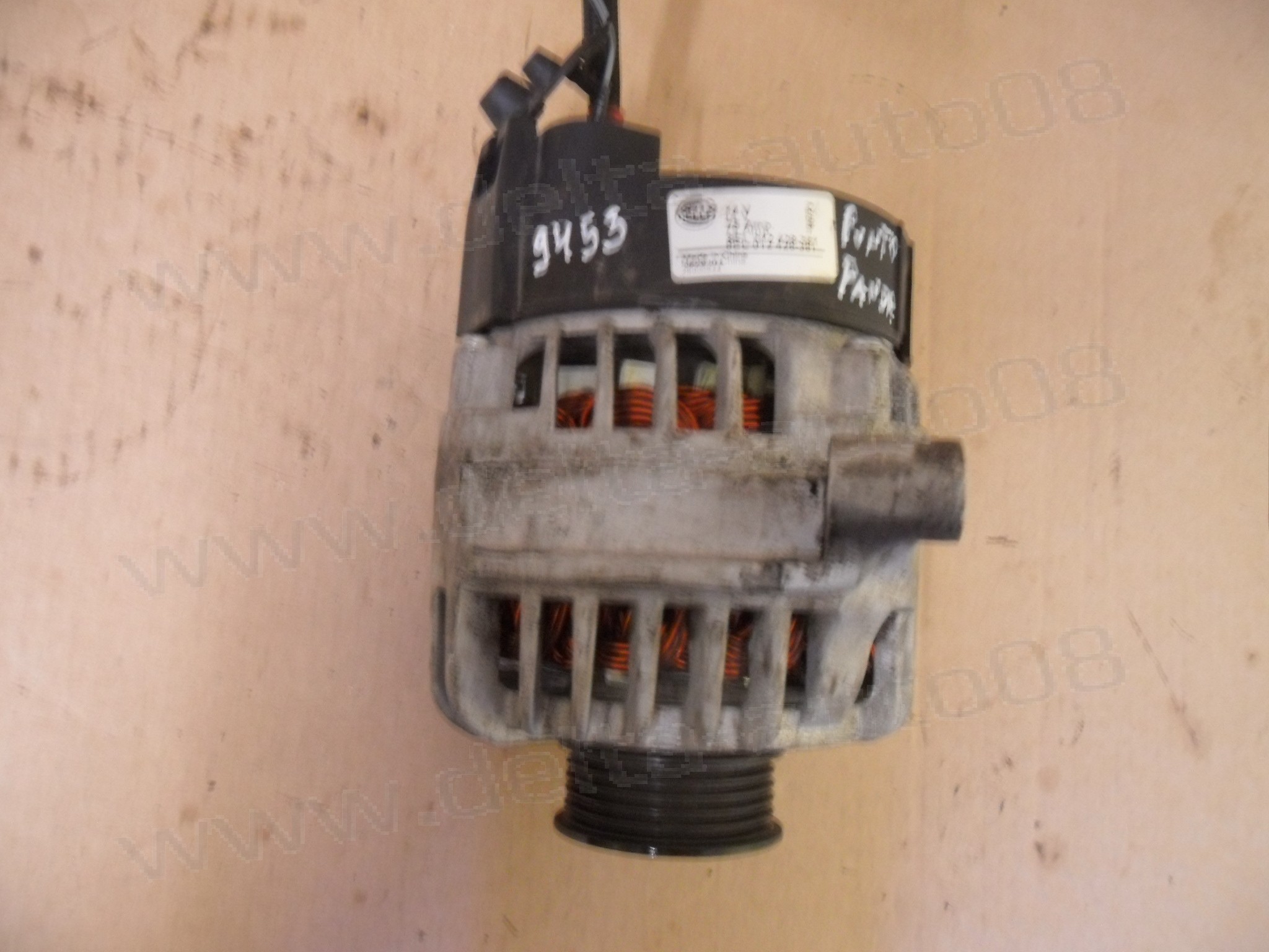 Генератор, Алтернатор, Fiat Punto 188, Panda, 1.2, 8EL 012 428-381, 8EL012428-381, 8EL012428381 