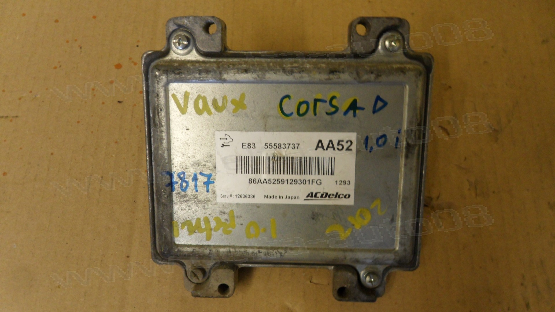 Компютър двигател за Opel Corsa D, 1.0, 2006-2012г., 55583737, 12636386