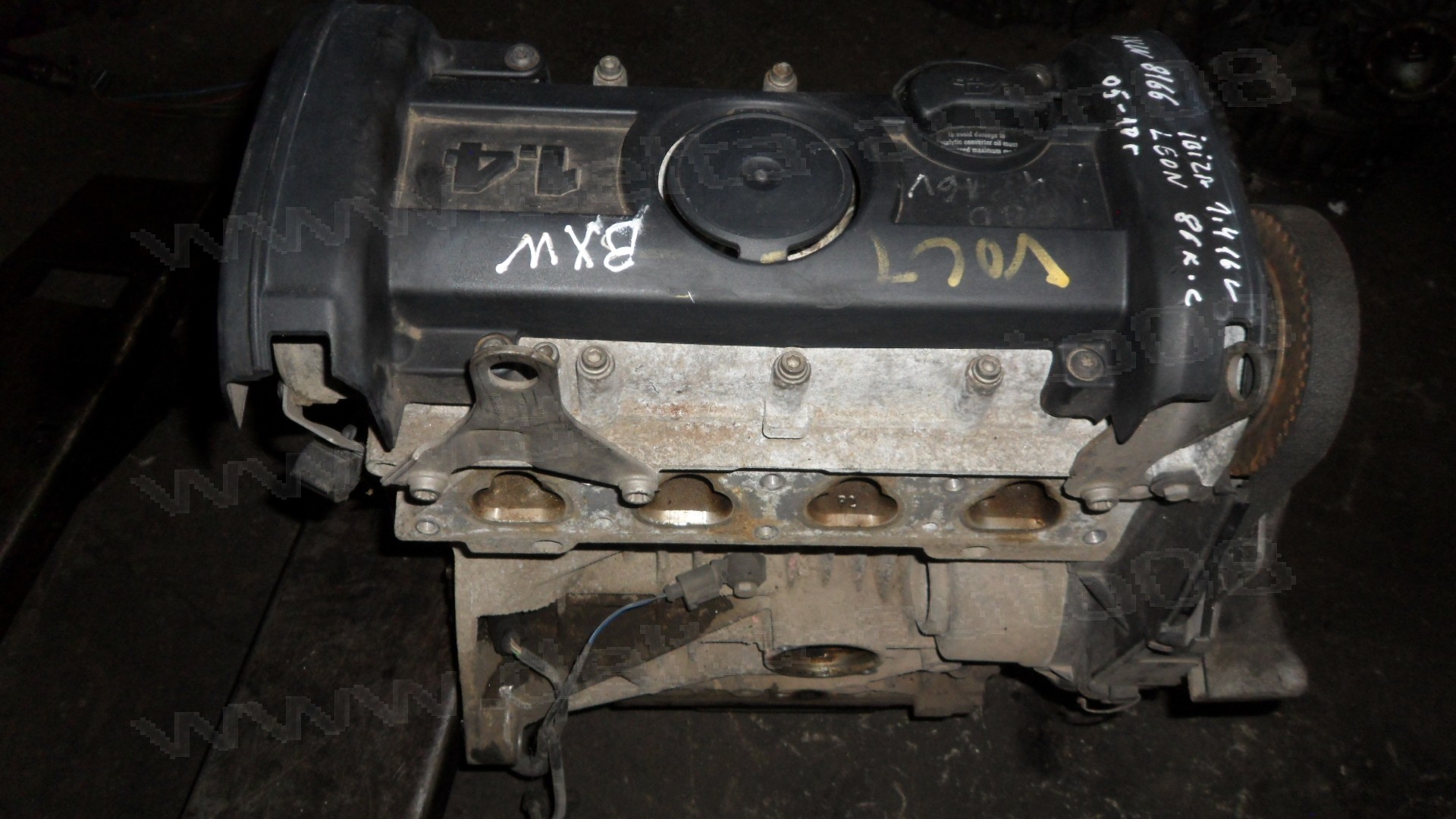 Двигател за Seat Ibiza, Leon, Cordoba, 1.4 16V, 86 к.с., 2005-2010г., BXW 