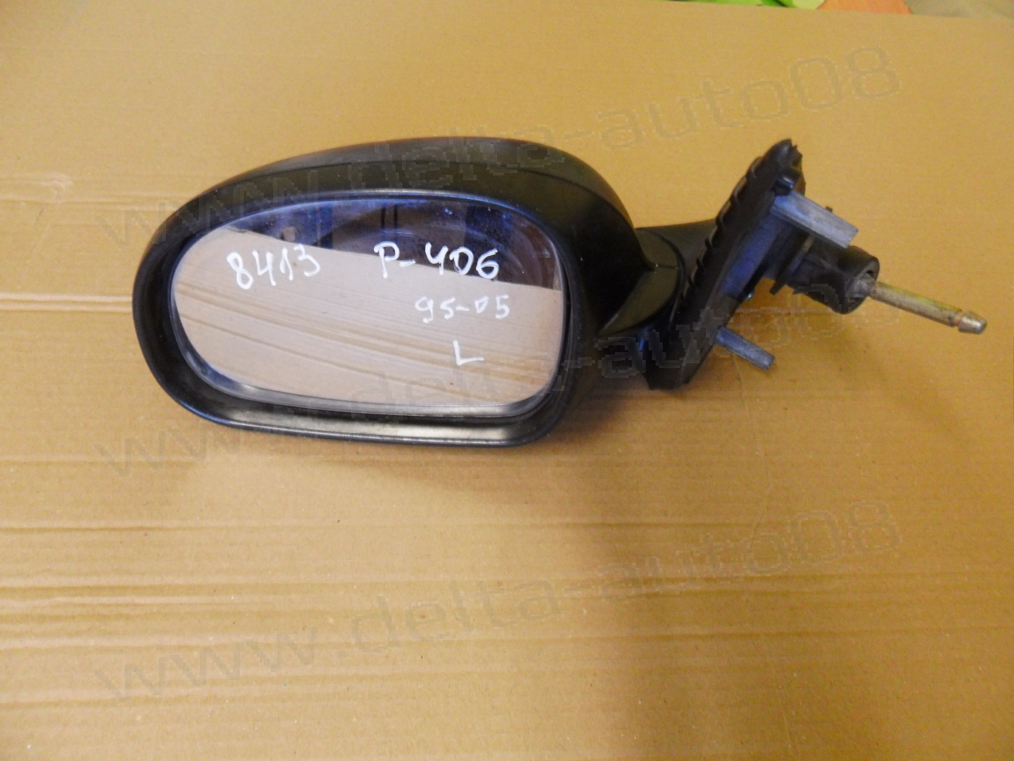 Огледало ляво, Peugeot 406, 1995-2005г., E2015001 - механично 
