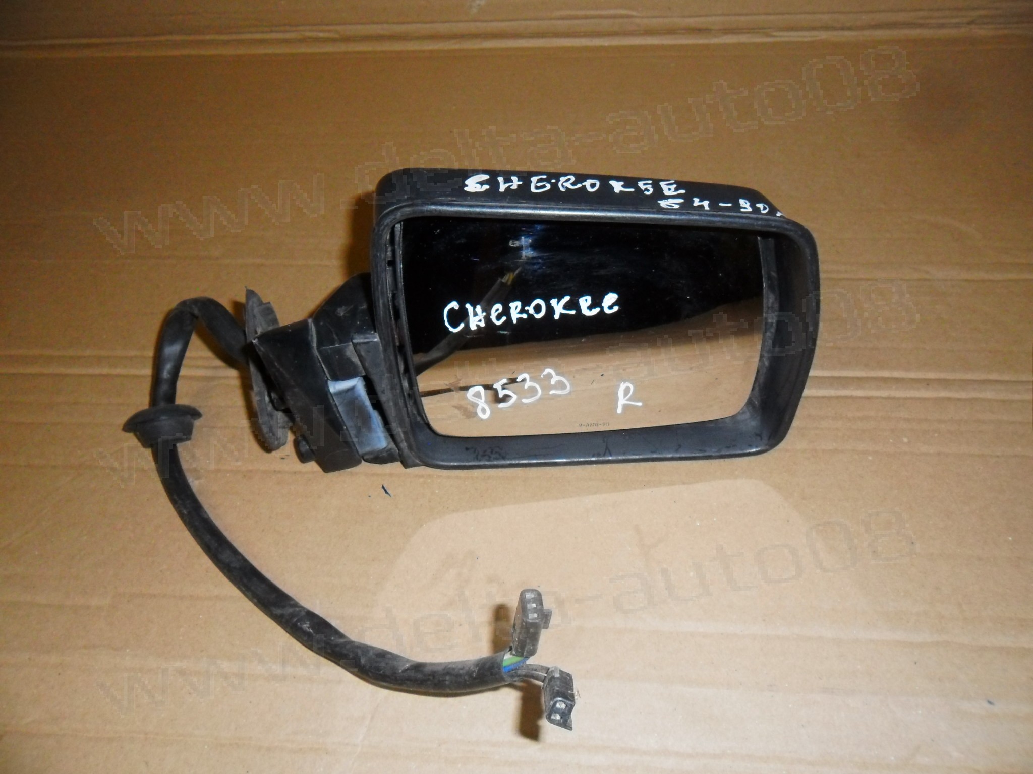 Огледало дясно за Jeep Cherokee, 1984-1990г., електрическо