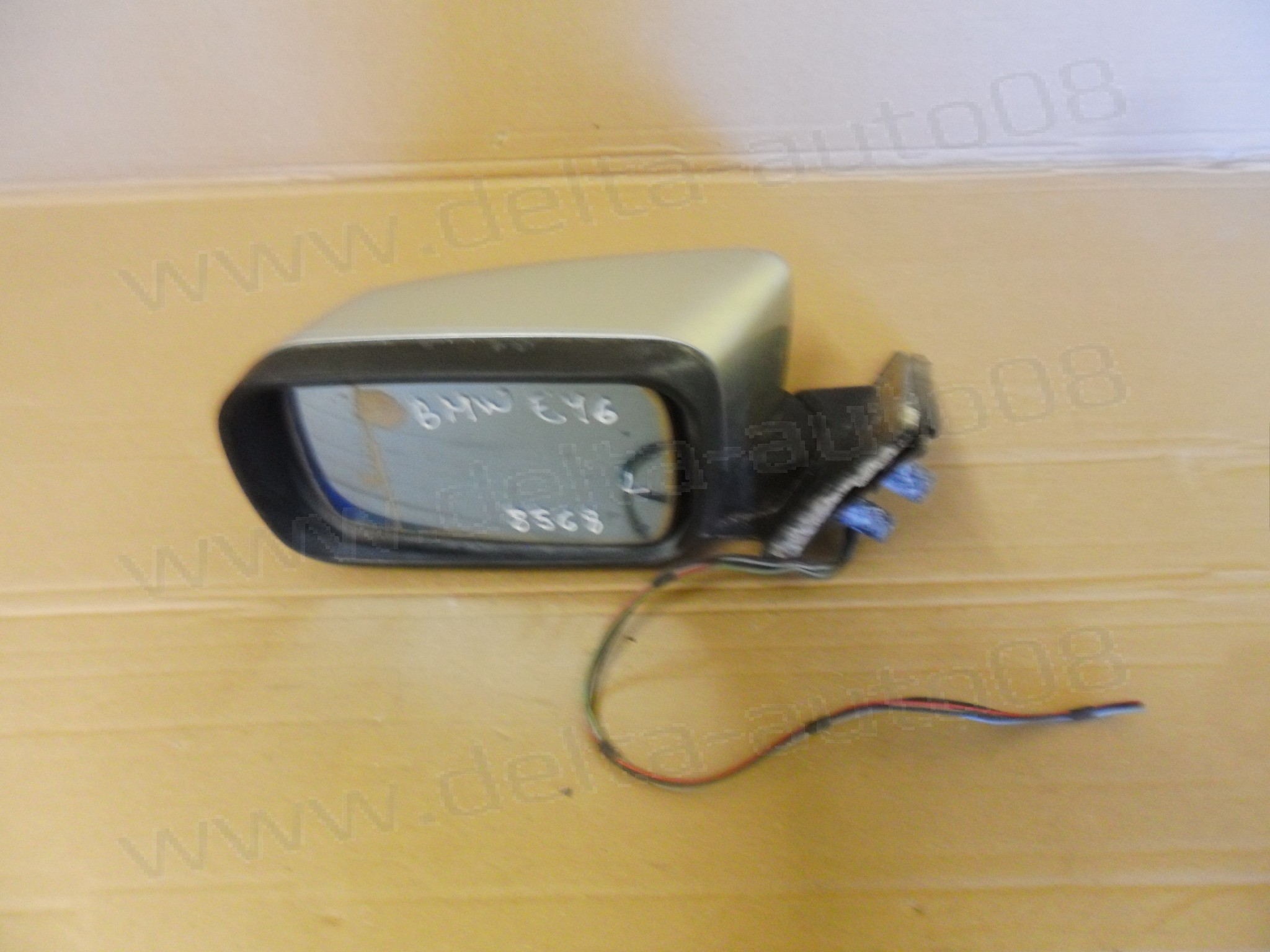 Огледало ляво за BMW 3, E46, 1998-2005г., електрическо. Без букса.