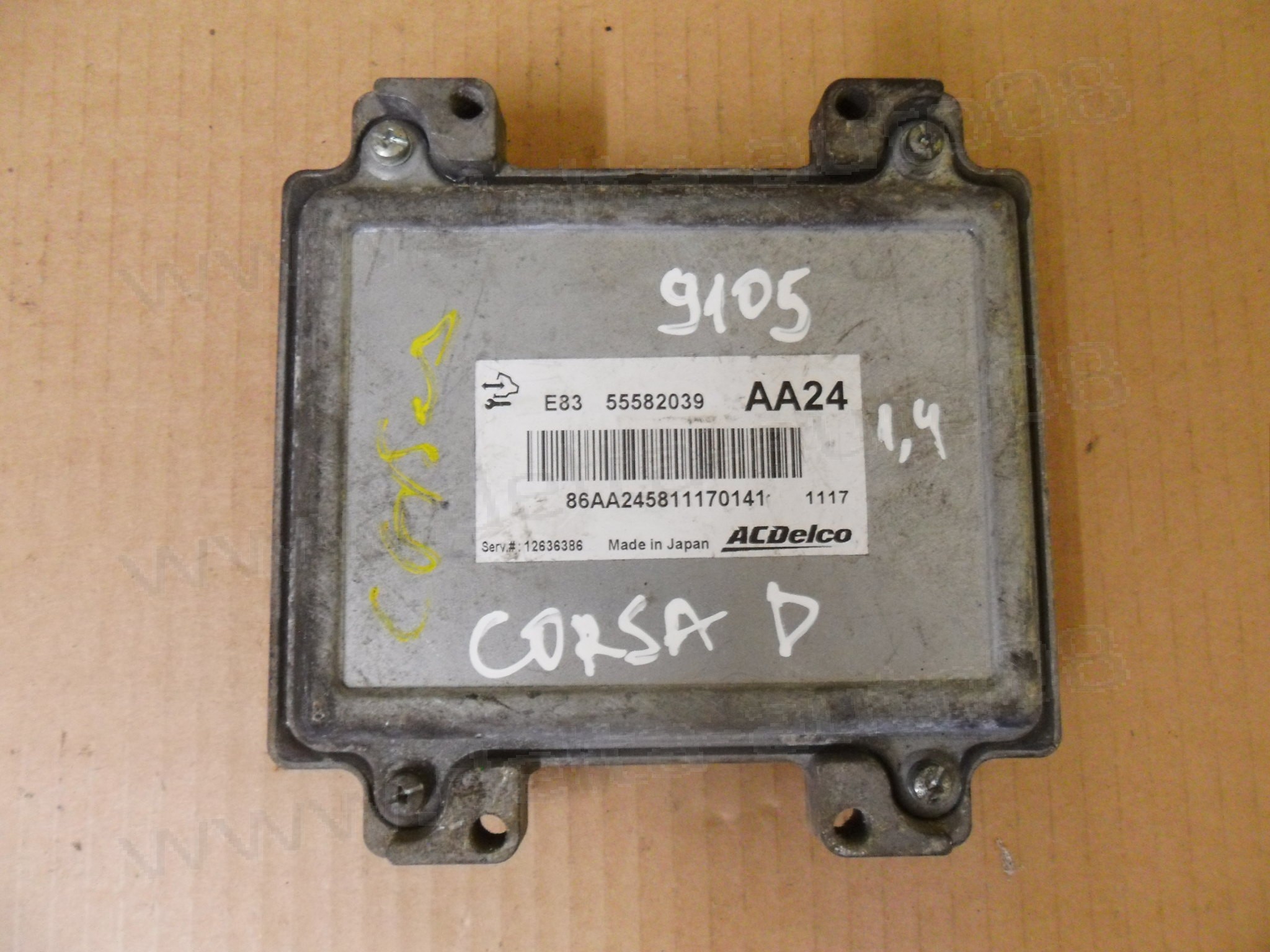 Компютър двигател за Opel Corsa D, 1.4 2009-2014г., 55582039, AA24