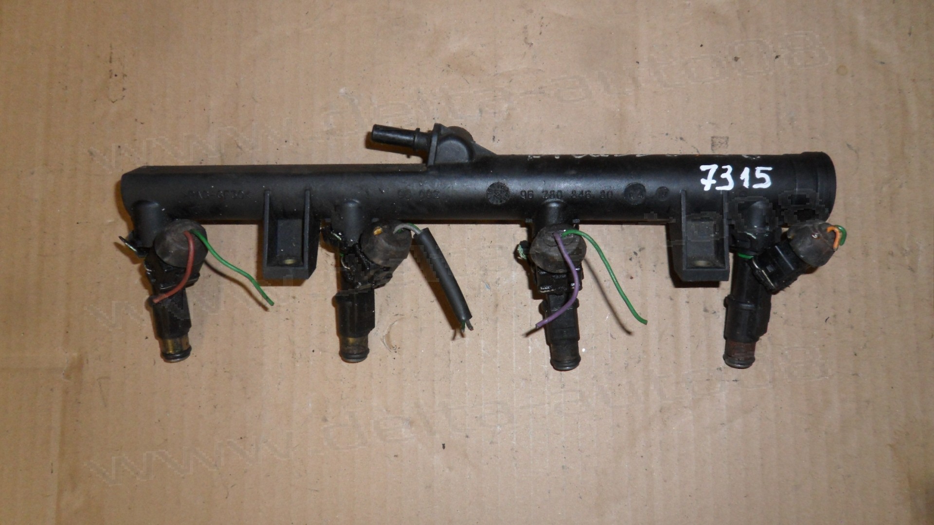 Горивна рейка, дюзи за Citroen, Peugeot, 1.8i, 2.0, 16V, 2001-2008г., 96 280 846 80, 9628084680 