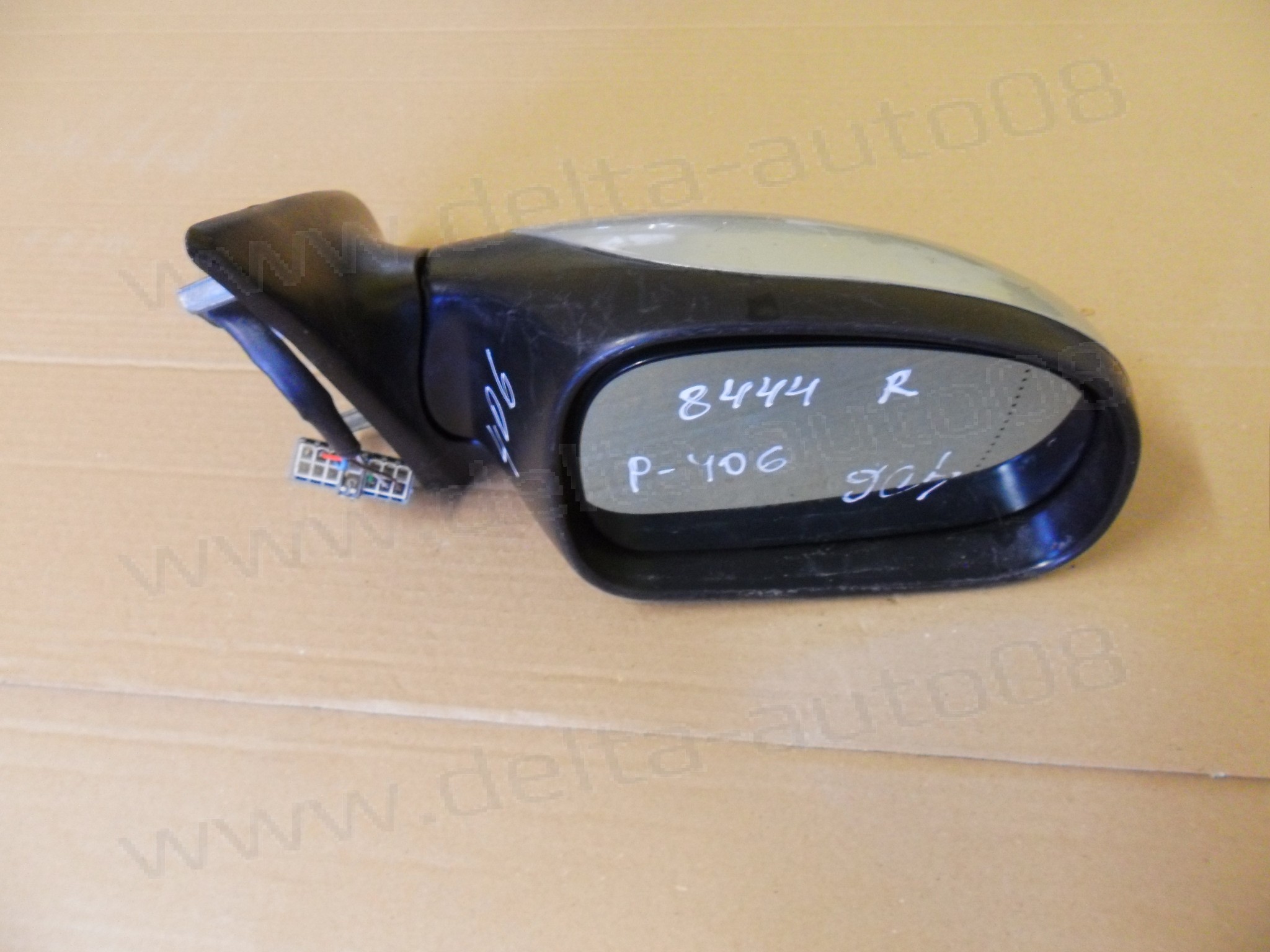Огледало дясно, Peugeot 406, 1999-2004г., електрическо 