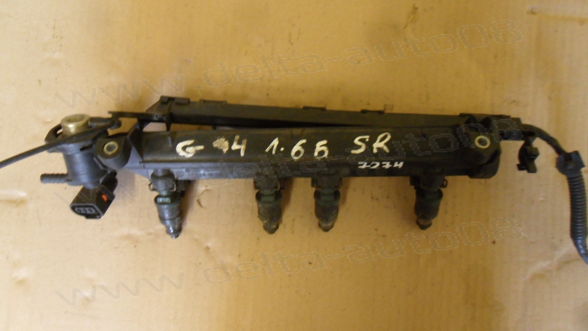 Горивна рейка, дюзи, клапан за VW Golf IV, Audi A3, 1.6i, 1997-2003г., 06A 133 317A, 06A133317A